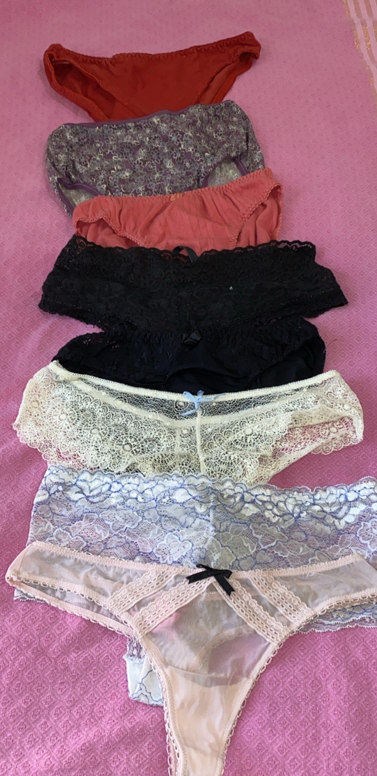 Vintage lote 8 mix Panties #312