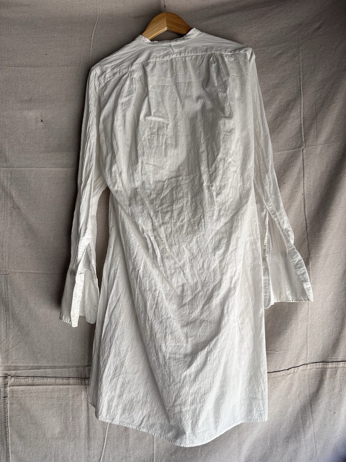 Resale Lot French Antique Dress Blouse Chemise 1900s White Cotton Womens S M L