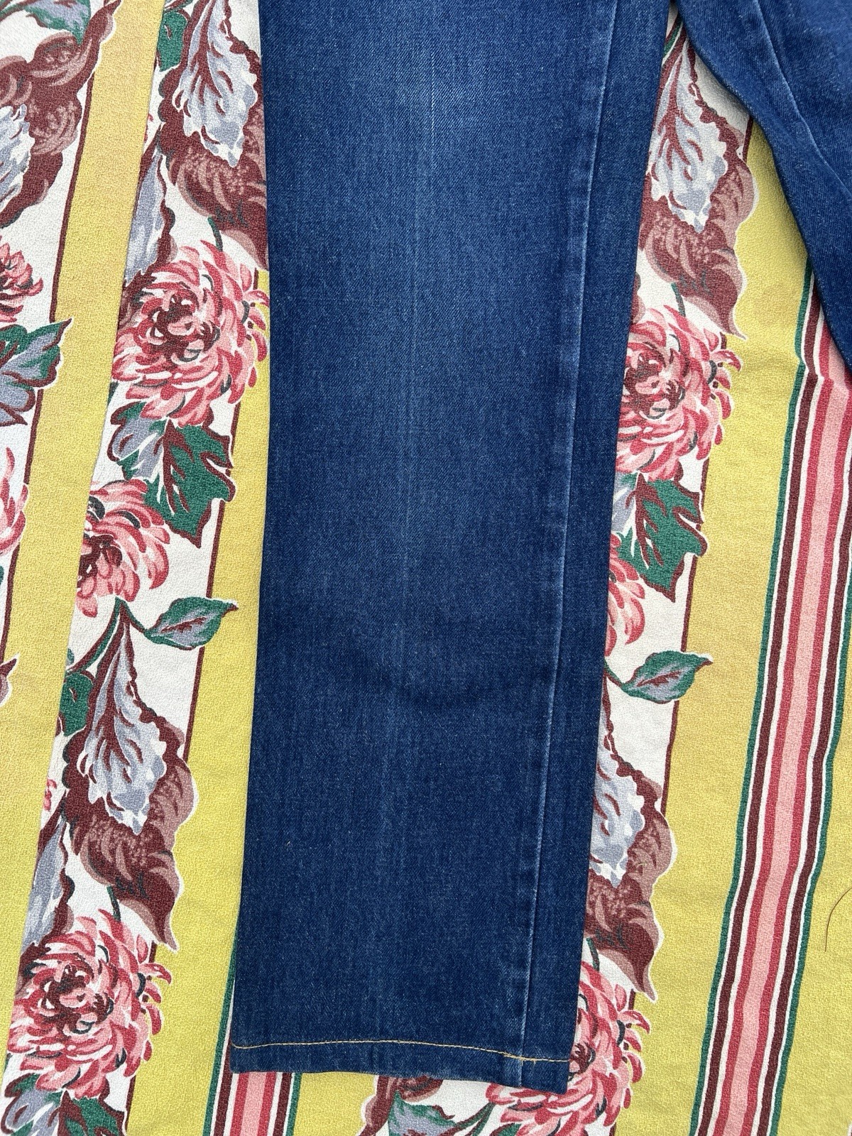 Vintage 80s Calvin Klein Jeans Dark Wash High Rise Straight Leg Fitted Narrow