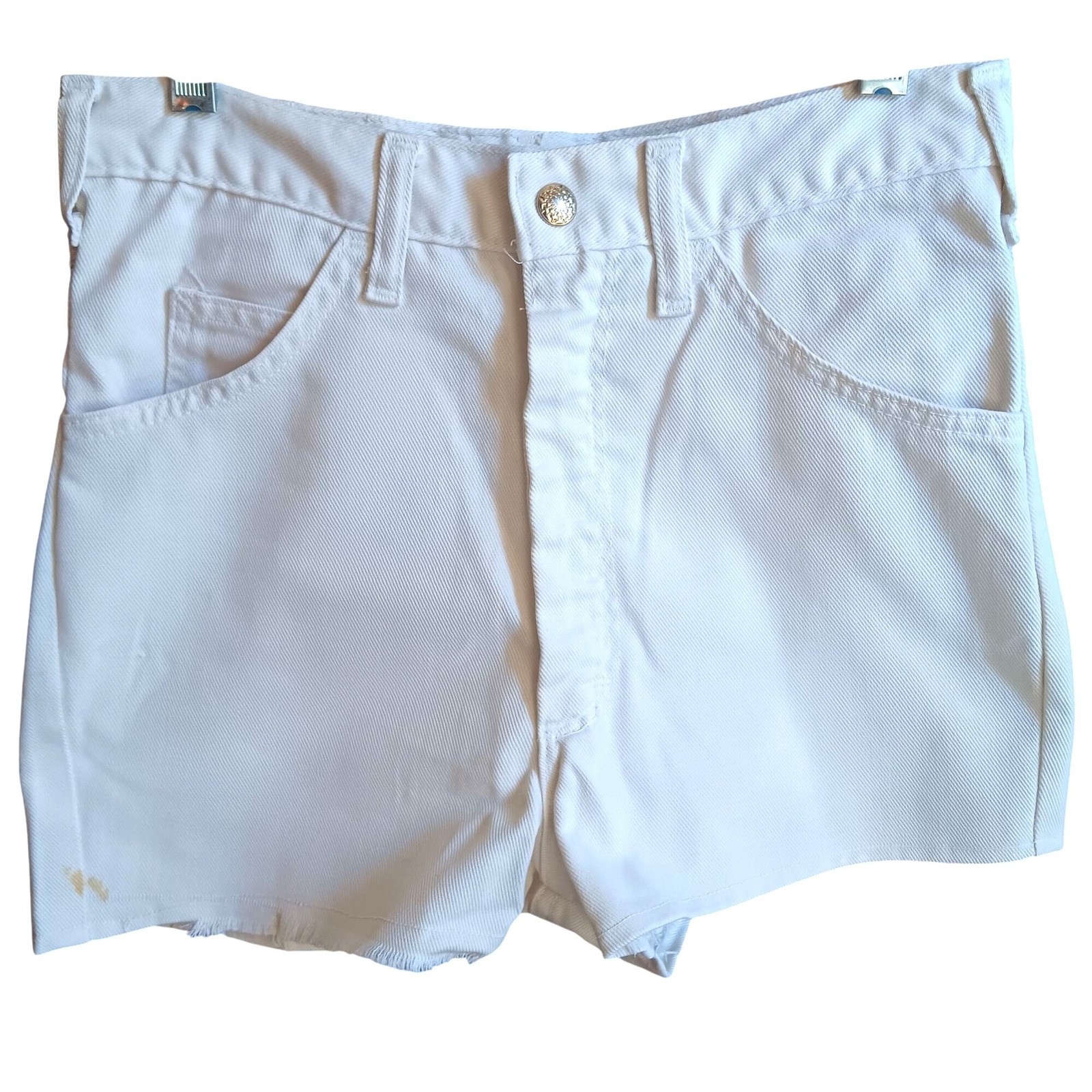 True Vintage Shorts 27W 27″ Penn-Prest White JCPenney Cotton Twill 1970’s USA