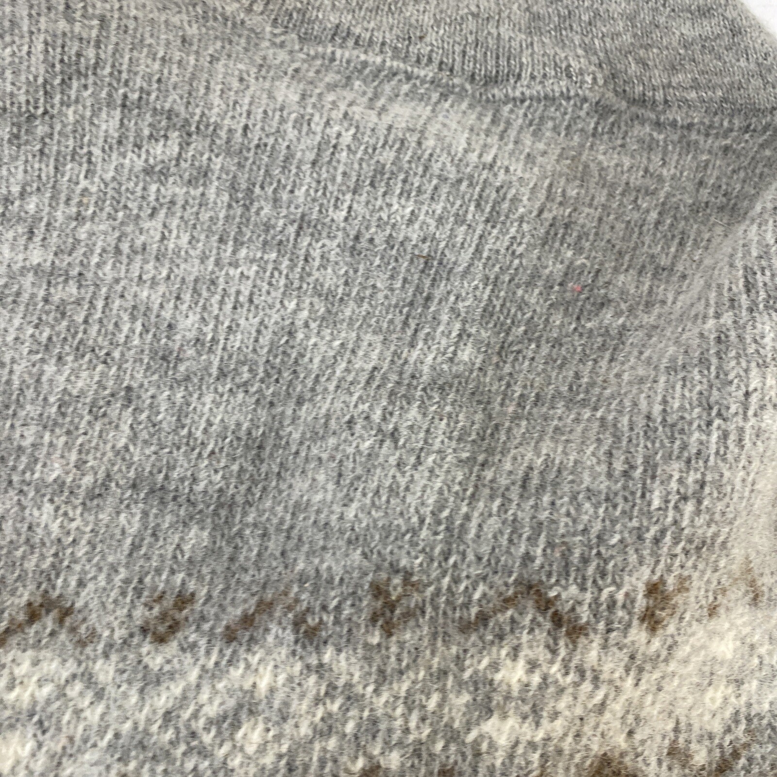Vintage Pendleton Womens Winter Sweater XL VTG Brown Grey Navajo Pull Over