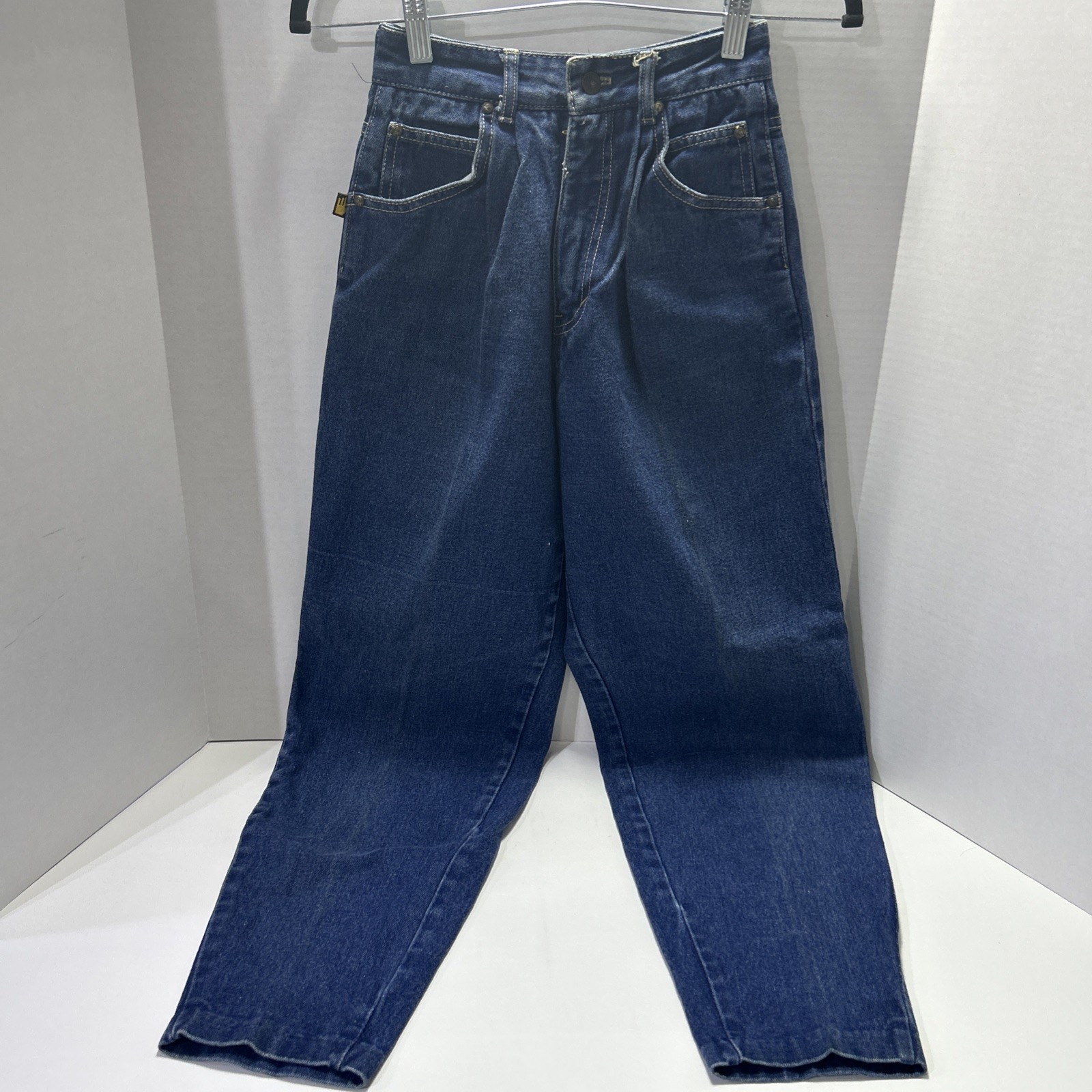 Sasson Vintage Pleated Jeans 24″X 29″ High Waisted