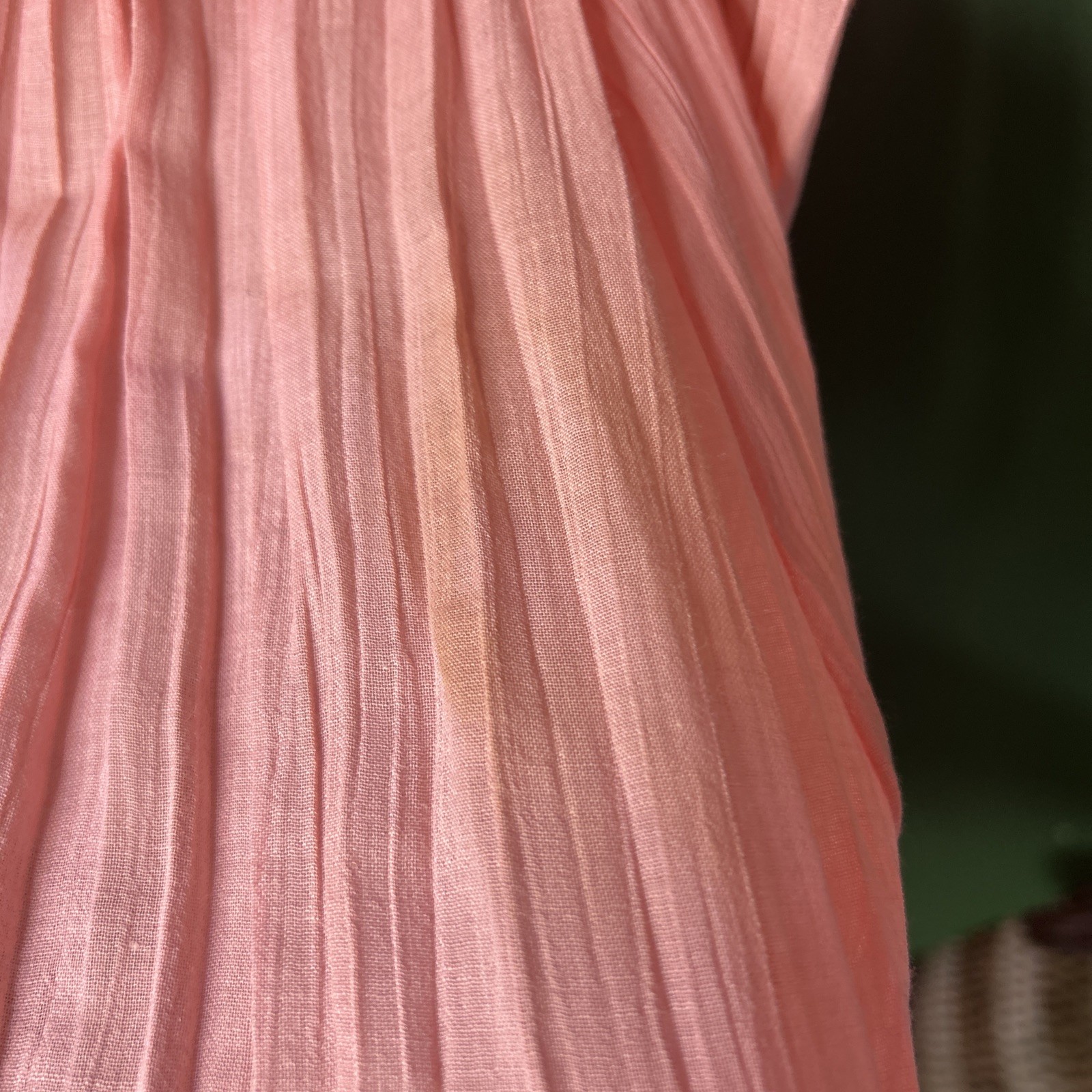 1970s Gunne Sax Pink Prarie Dress Size XS 10 Victorian Revival Country Western