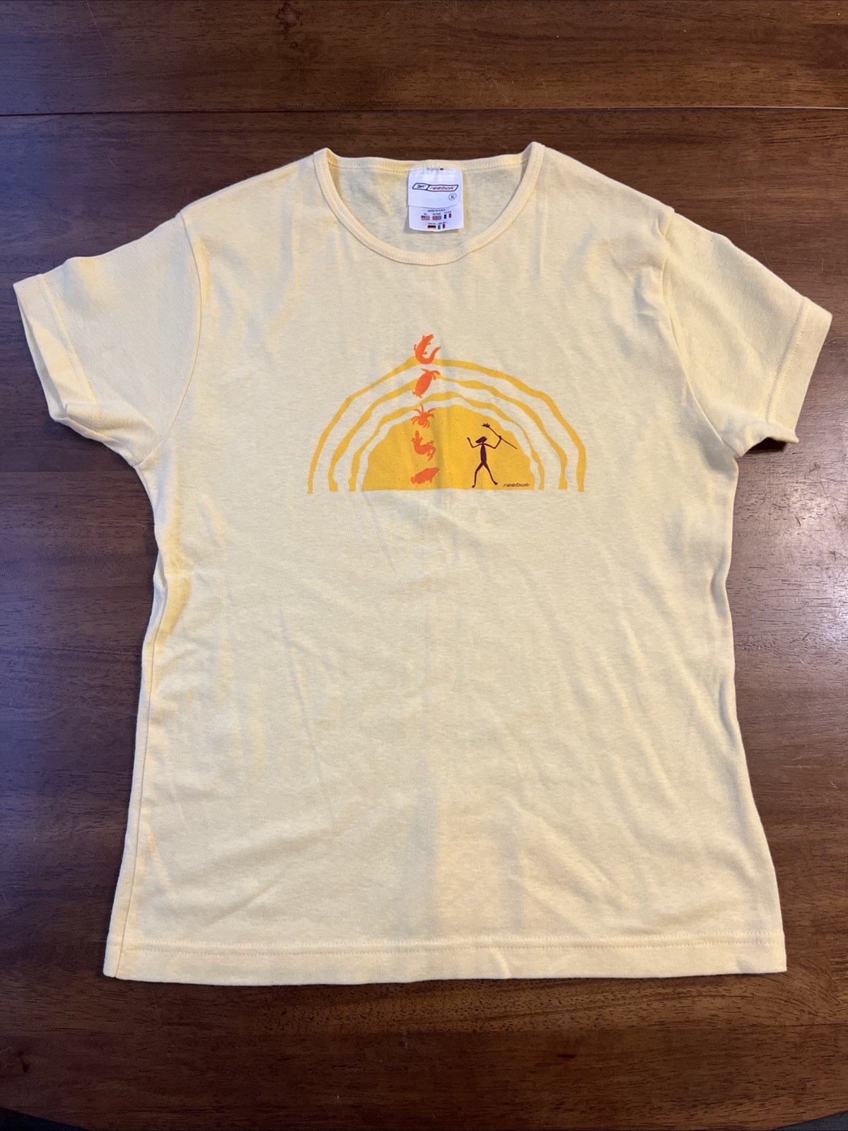 Rare Women’s Reebok Survivor Promo T-Shirt Made In The USA