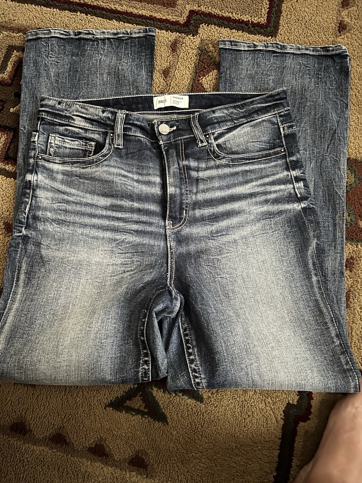 Pantalon de Mujer BKE Jeans Denim 30x 29y Medio Corte Bota Nuevo Sin Etiqueta