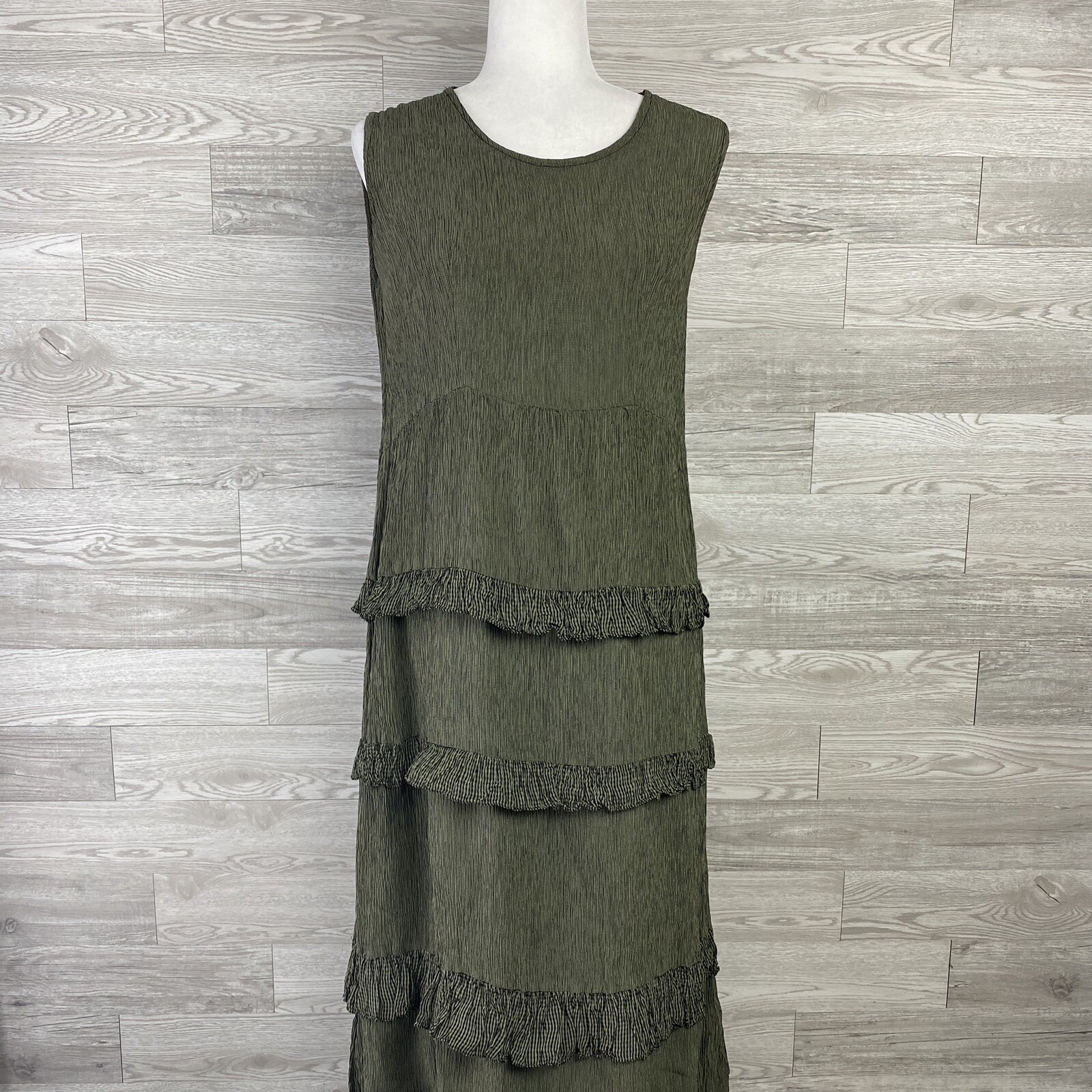 Jasmin KVM Vintage Ruffle Dress Style Party Size S