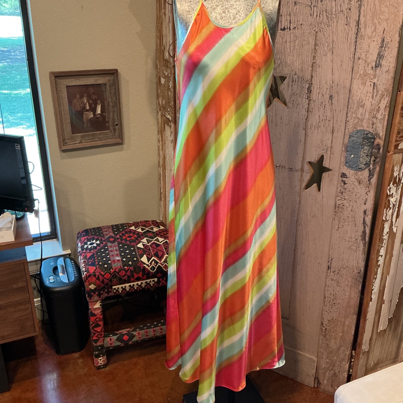 Vtg 2pc. Set Valerie Stevens Nightgown & robe GOLDEN GIRLS