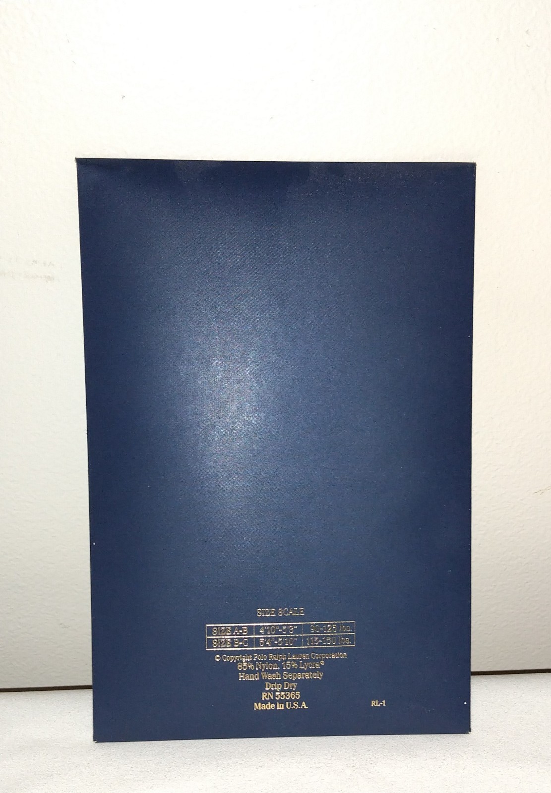 Vintage 1990s Ralph Lauren Ecru Pantyhose NIP Size B-C USA