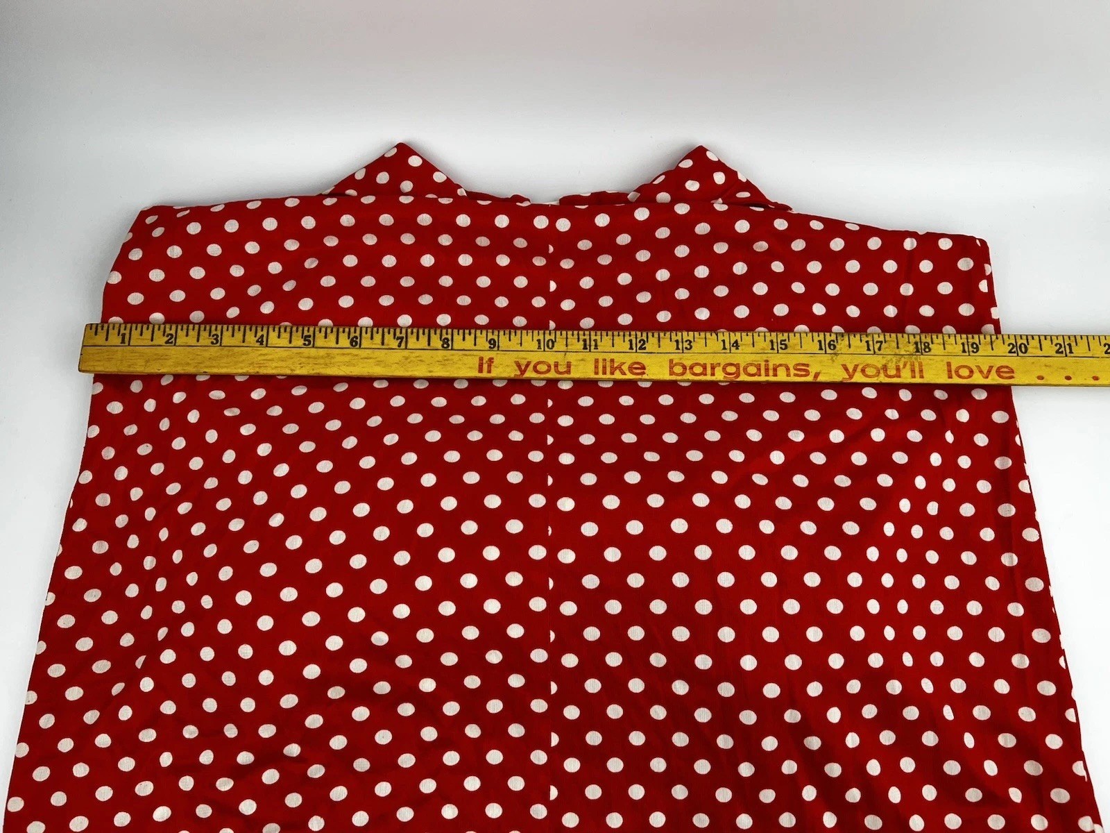 Jack Hartley Miami Vintage Dress Red White Polka Dot Sailor Stretch Halter Maxi