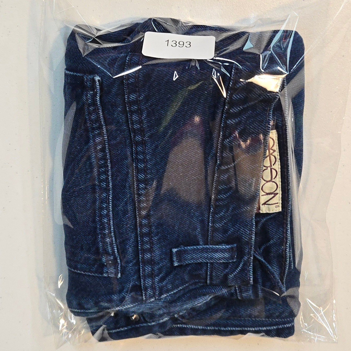 Sasson Mom Jeans Womens 30 Dark Blue High Waisted Tapered Leg Vintage 90s Cotton