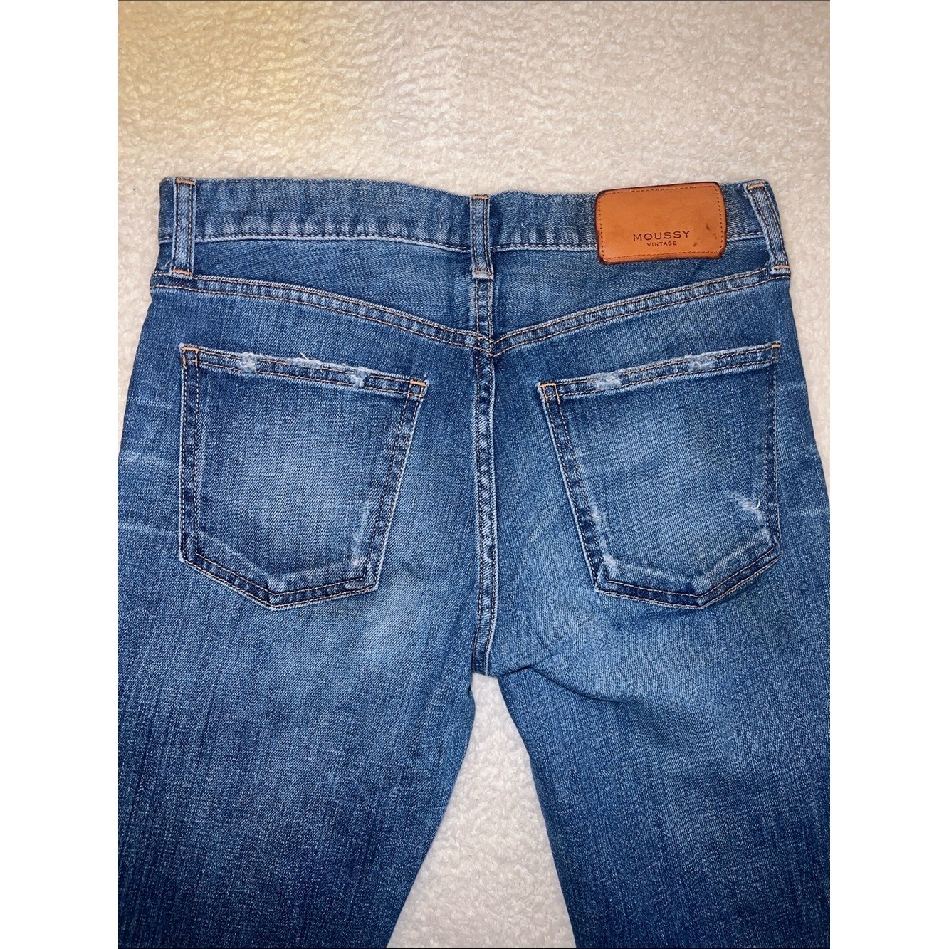 Moussy Vintage Japan Skinny Jeans 27 Medium Wash Japanese Denim Premium