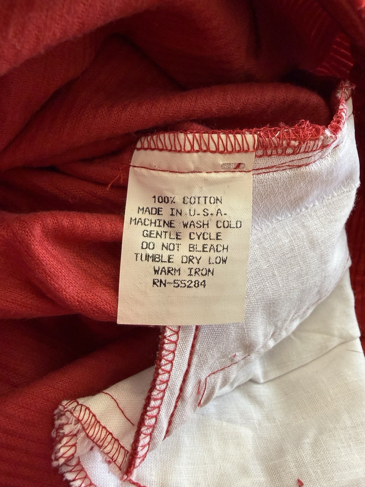Vintage David Brooks Red Corduroy Wide Leg Shorts Sz 8 USA High Waist Y2K Preppy