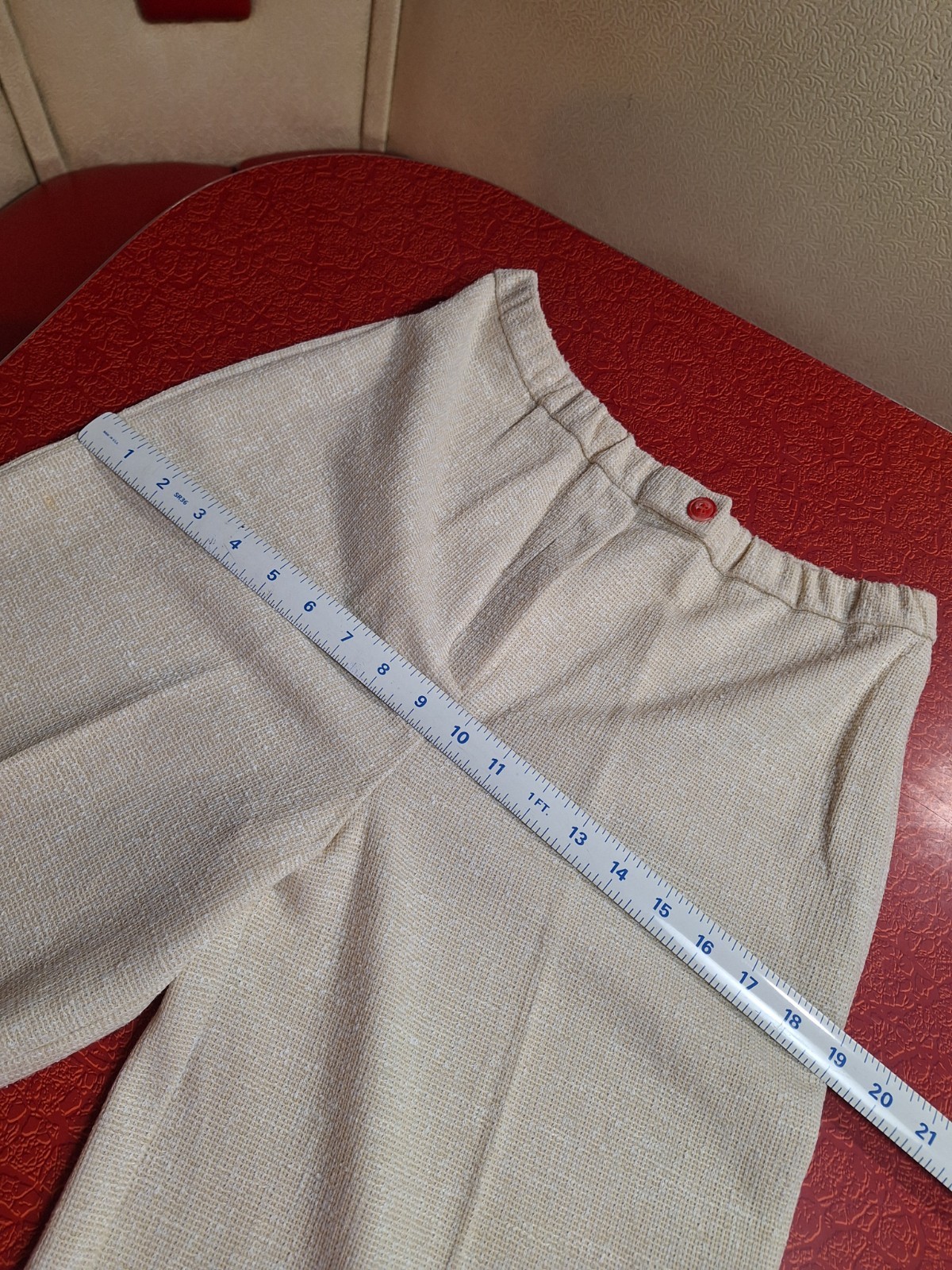 True VTG Mid-century Mod 1970s JCPenney 2 Piece Bell Bottom Pant Suit Blazer M