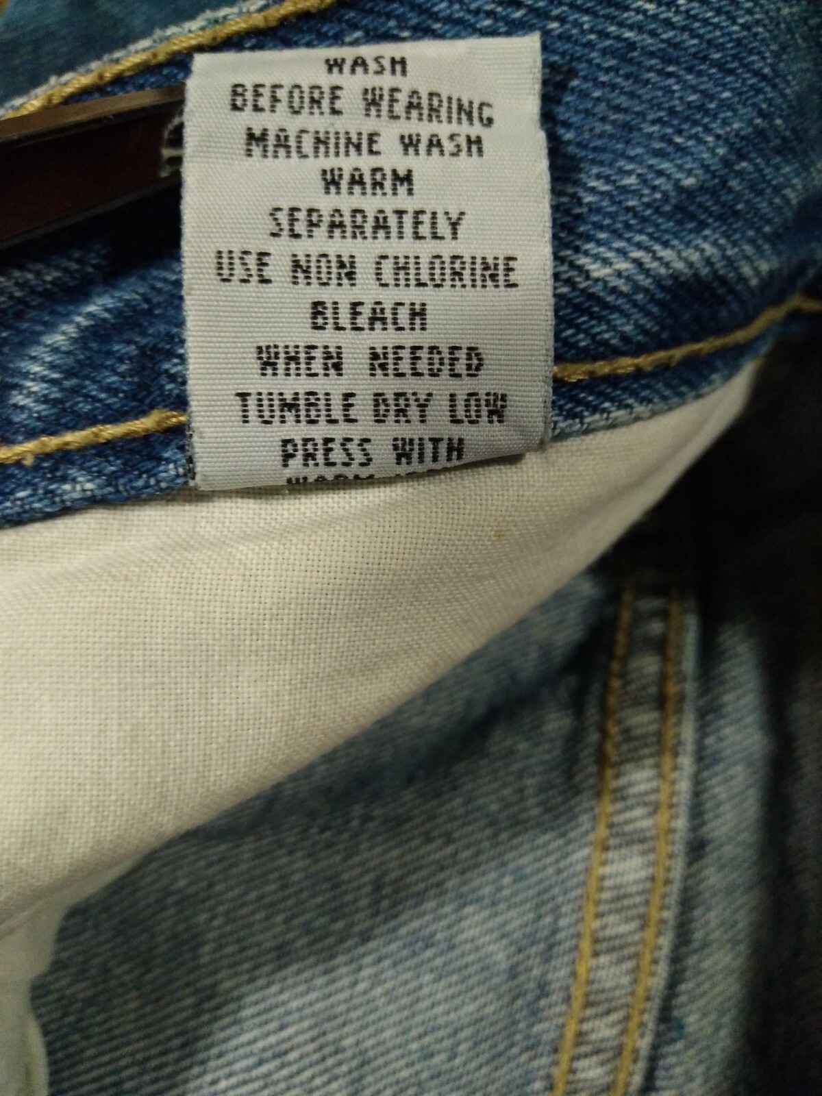 Vintage 80s 90s No Excuses Denim Jeans High Rise Waist Straight Size 3/4