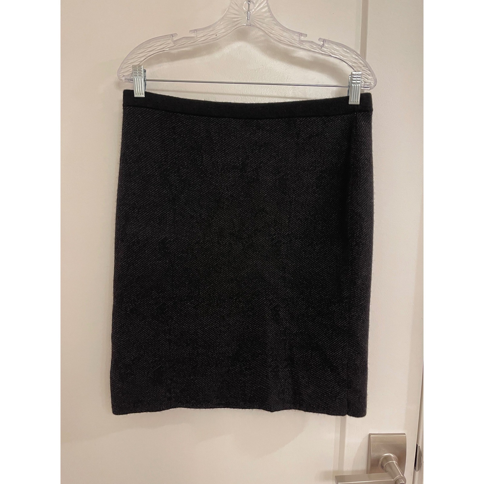 Eileen Fisher Wool Blend Mini Skirt Classic Businesswear Chic Modern Minimalist