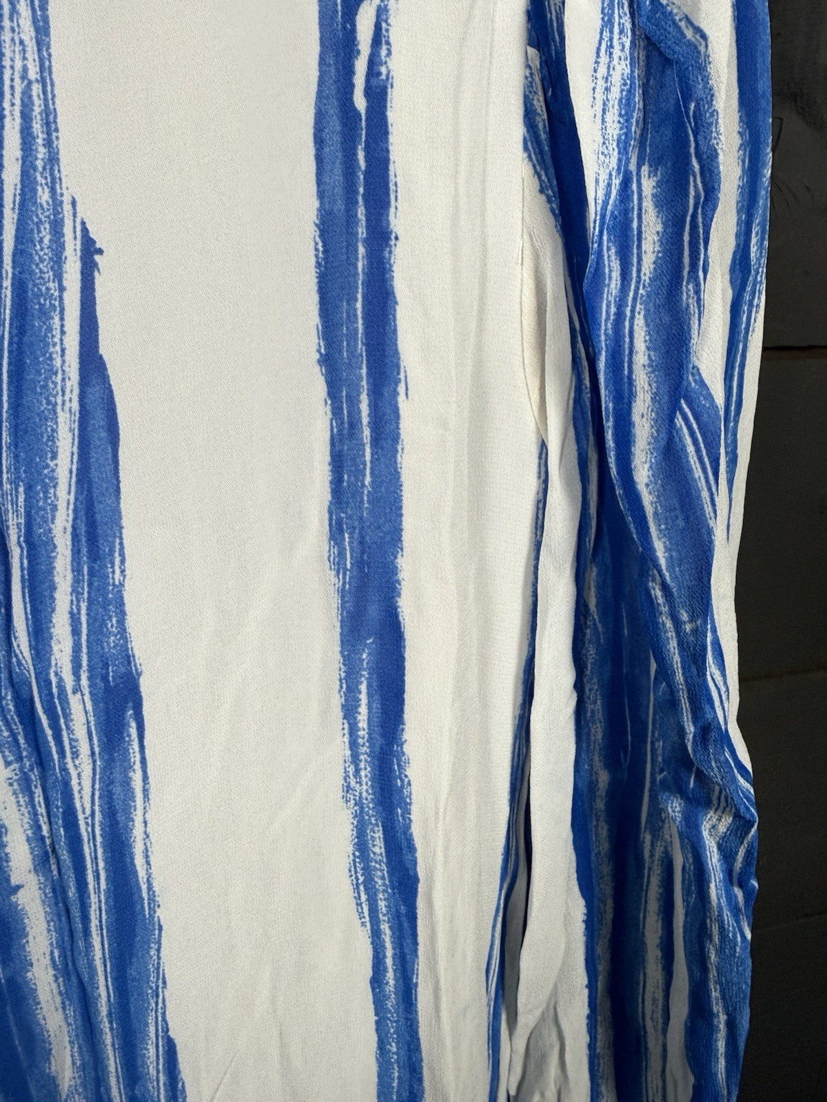Pauline Trigere dress 80s vintage Saks Fifth Avenue smock neck front button up
