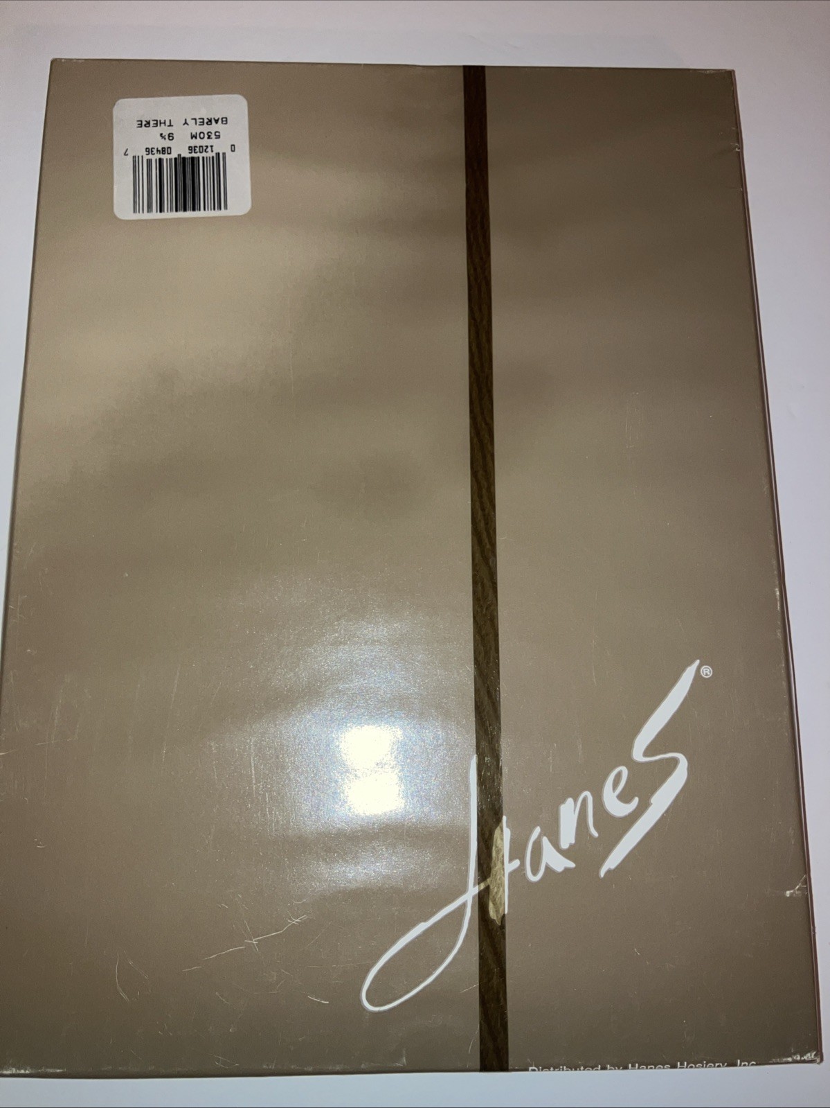 3 PAIRS VINTAGE HANES 530 SHEER NYLON STOCKINGS 9 1/2 MED FLAT 15D Barely There
