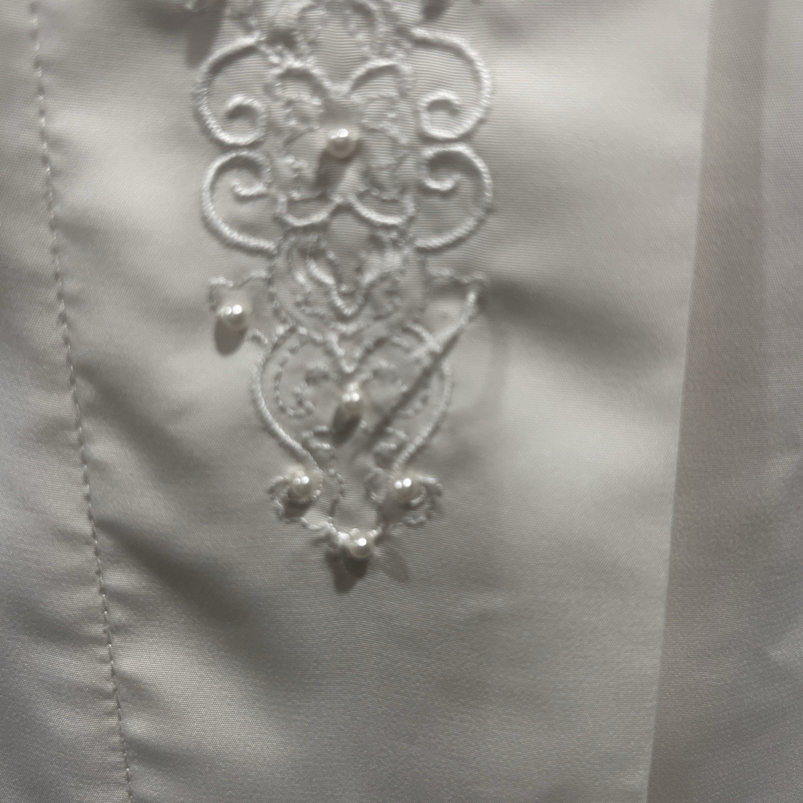 Vintage Pyke Limited Dress Blouse Women’s SM Whimsical Style Pearl Buttons
