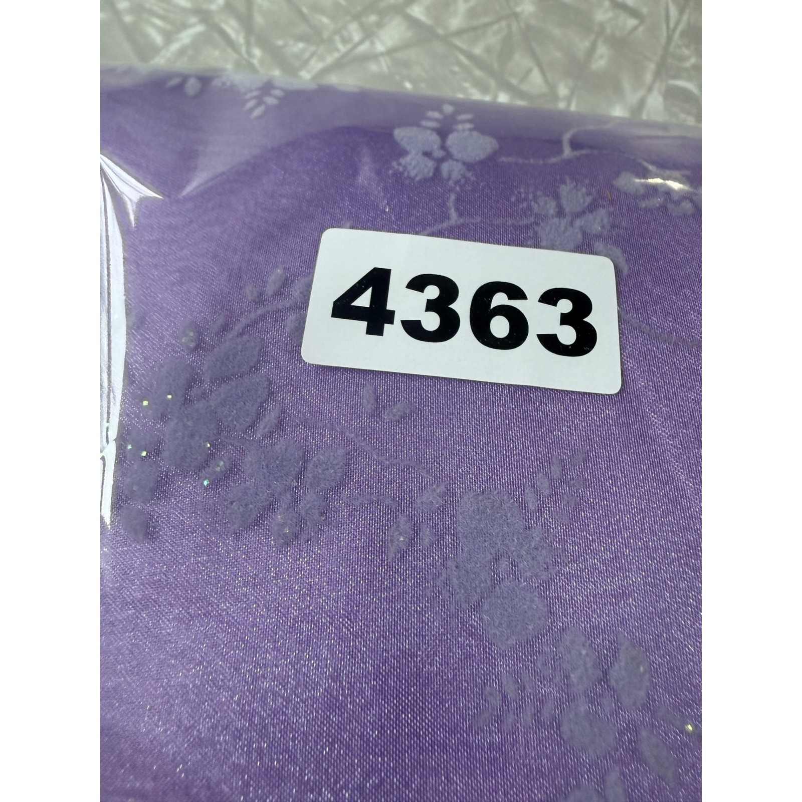 Zum Zum Niki Livas Vintage Lavender Floral Organza Maxi Skirt Fairy Size 5-6