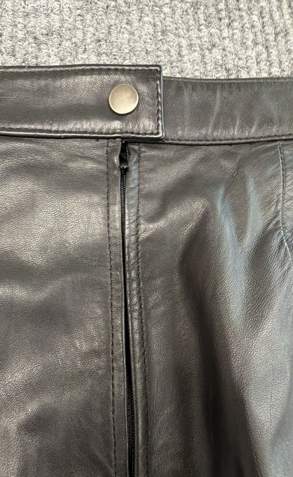Vintage 90s G-III Leather Fashions Women’s Black High Waist Pencil Skirt Sz 7/8