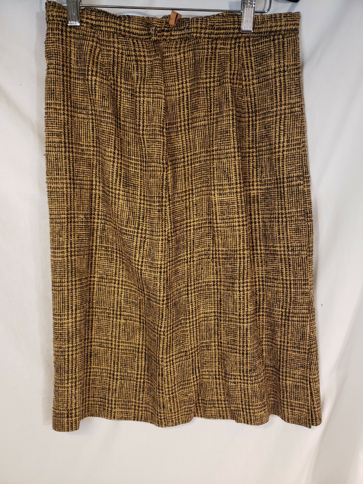 1960s Suit Dress Set / Davidow Brown Tweed Button Up Blazer and Skirt -No Size