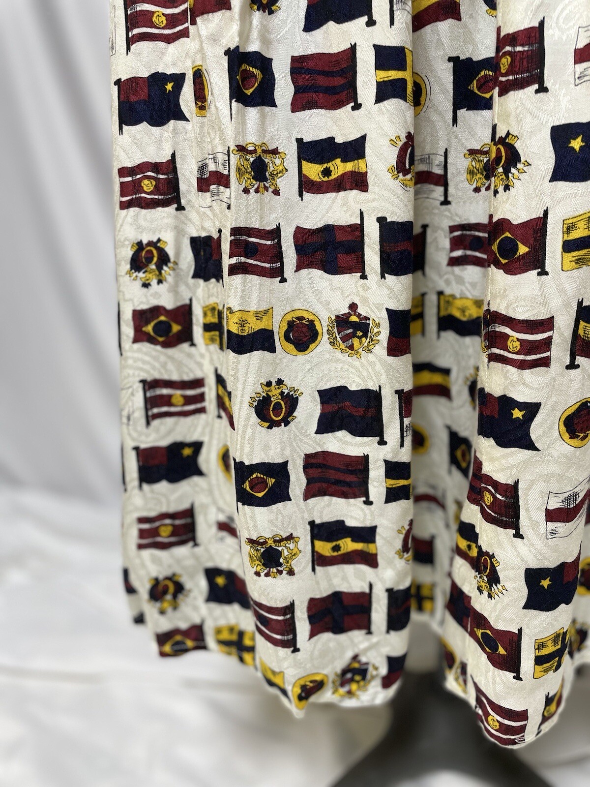 NEW JG Hook Skirt Size S Lord And Taylor 28X33 Maxi Long Pleated Vintage 80s $98