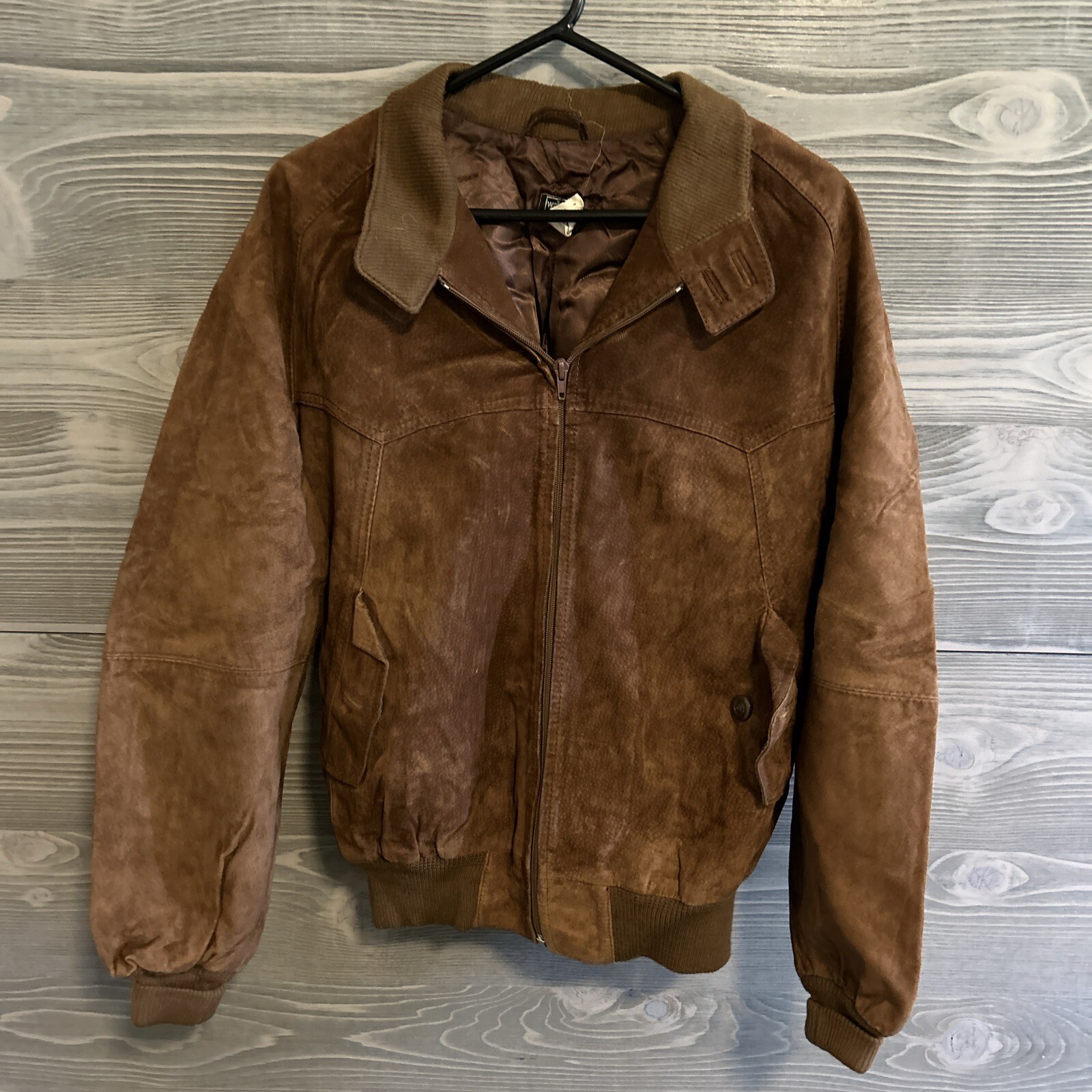 Vintage 1950s Wallach’s Leather Jacket Size 44 Made In Hungary