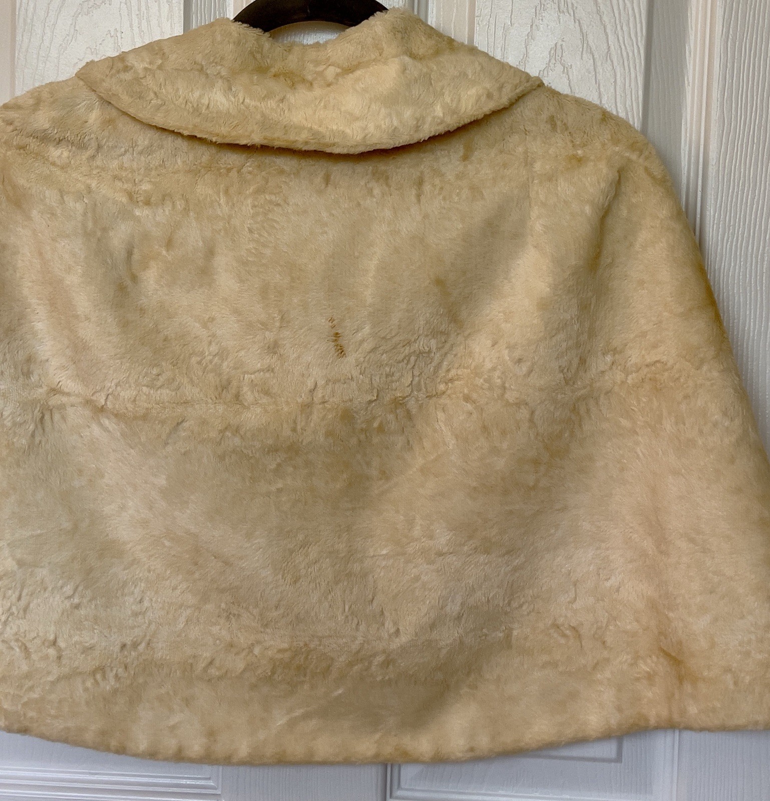 Vtg Mid-Century Fashion by „A Winter Product” Faux Fur Capelet Cape Sz M RARE