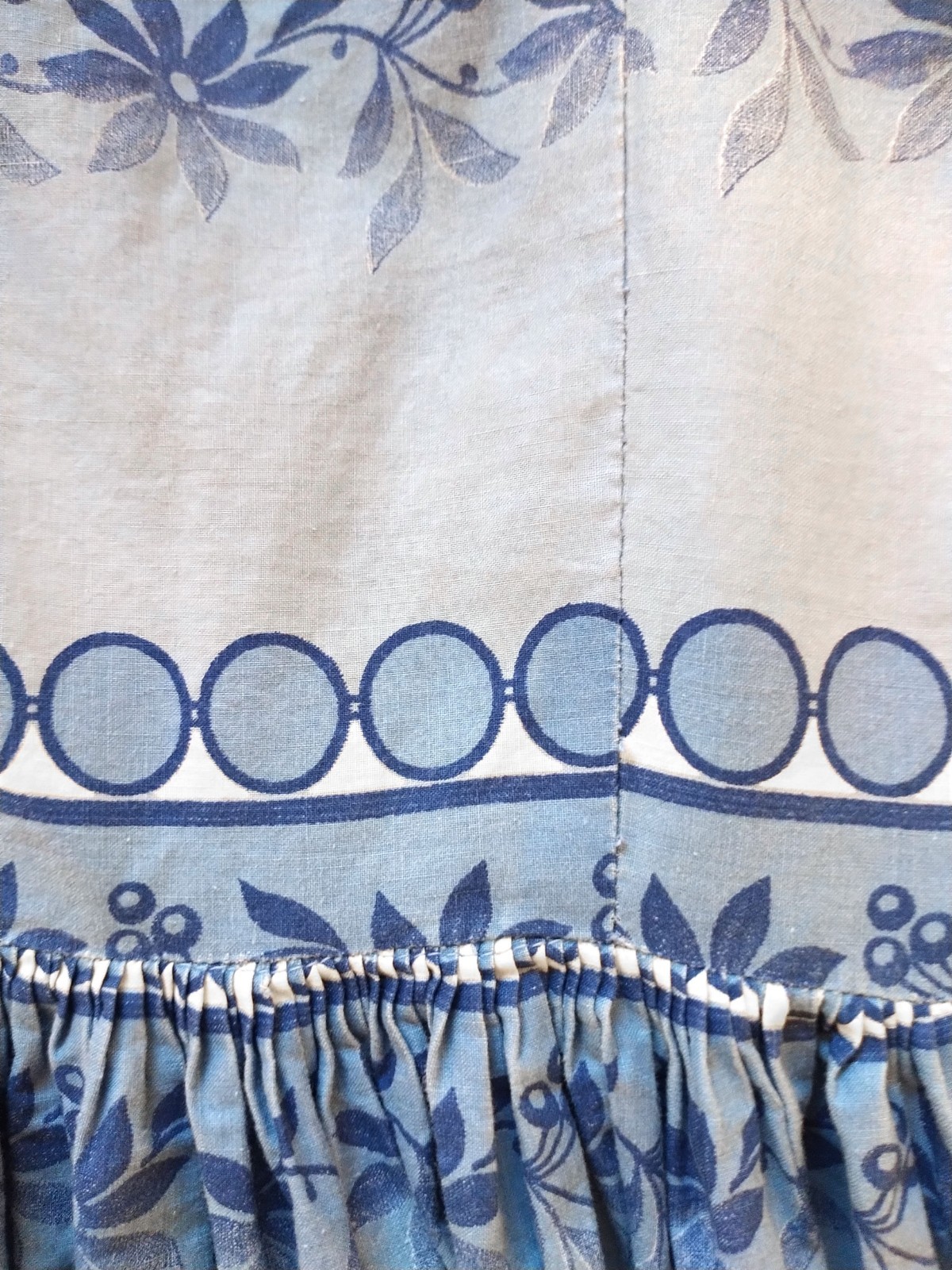 Vintage 1950s Vicky Vaughn Sundress and Shirt Set Blue Mid Century Full Skirt
