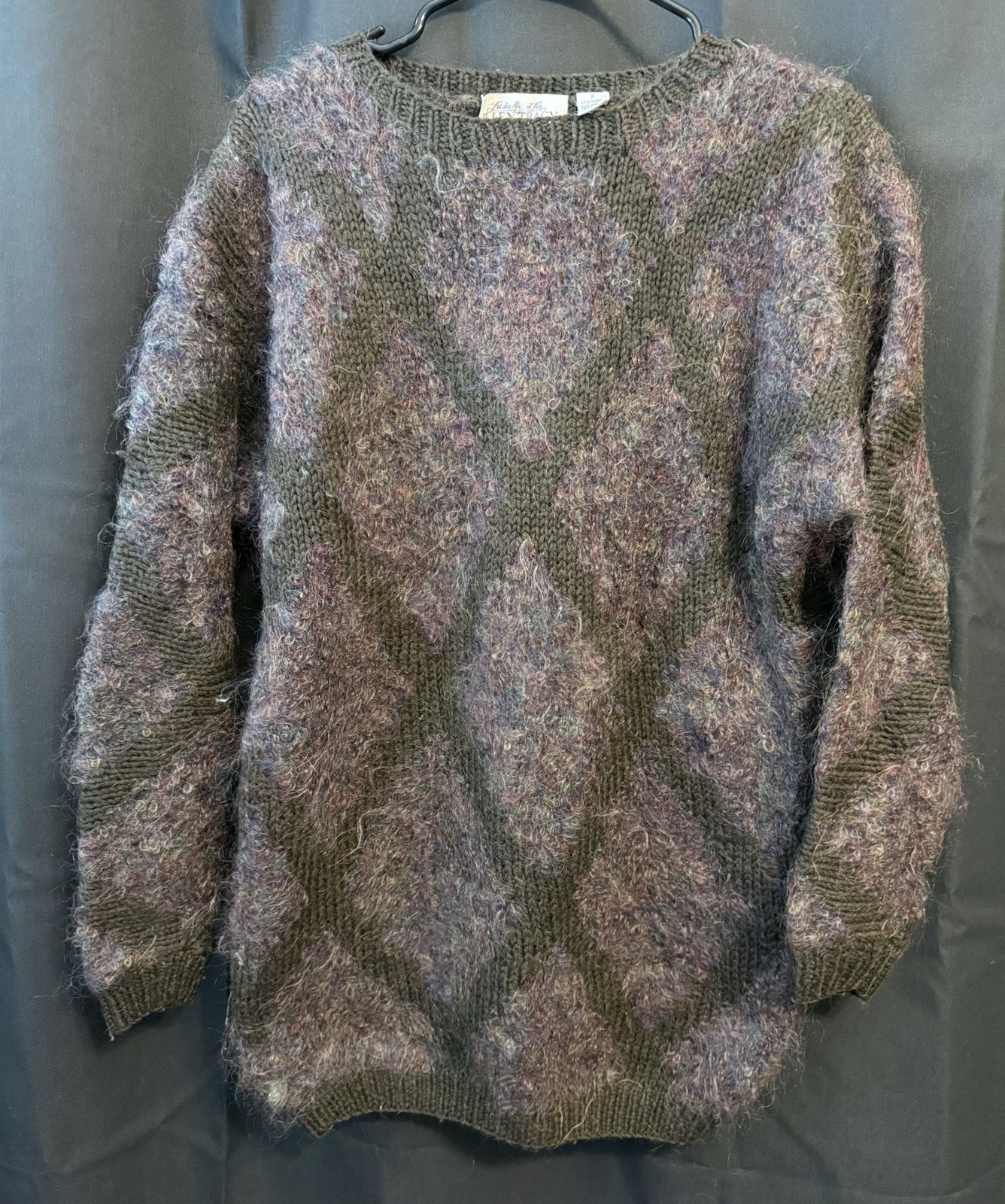 vintage Linda Allard for Ellen Tracy crewneck sweater mohair blend Sz Small
