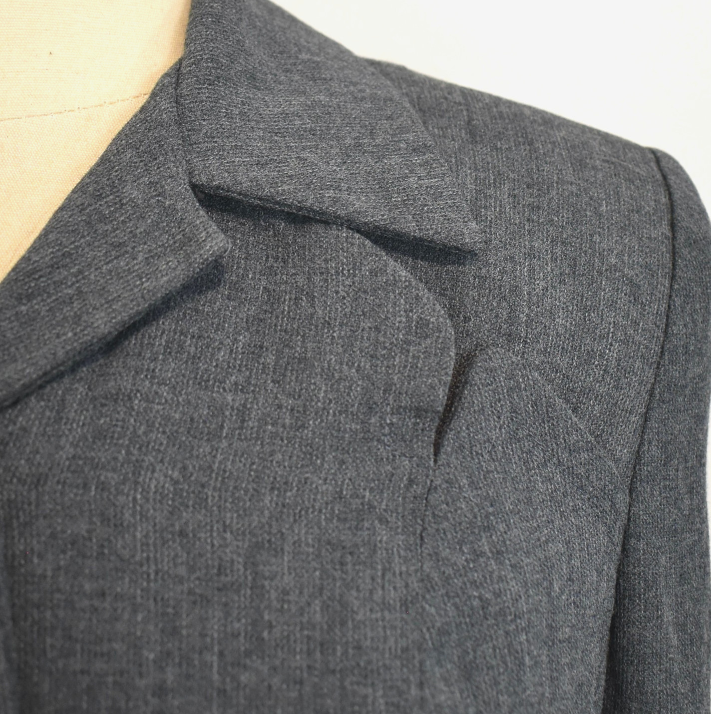 Vtg 40s Hourglass Blazer Jacket Shoulder Pads & Vtg Details S/M EUC