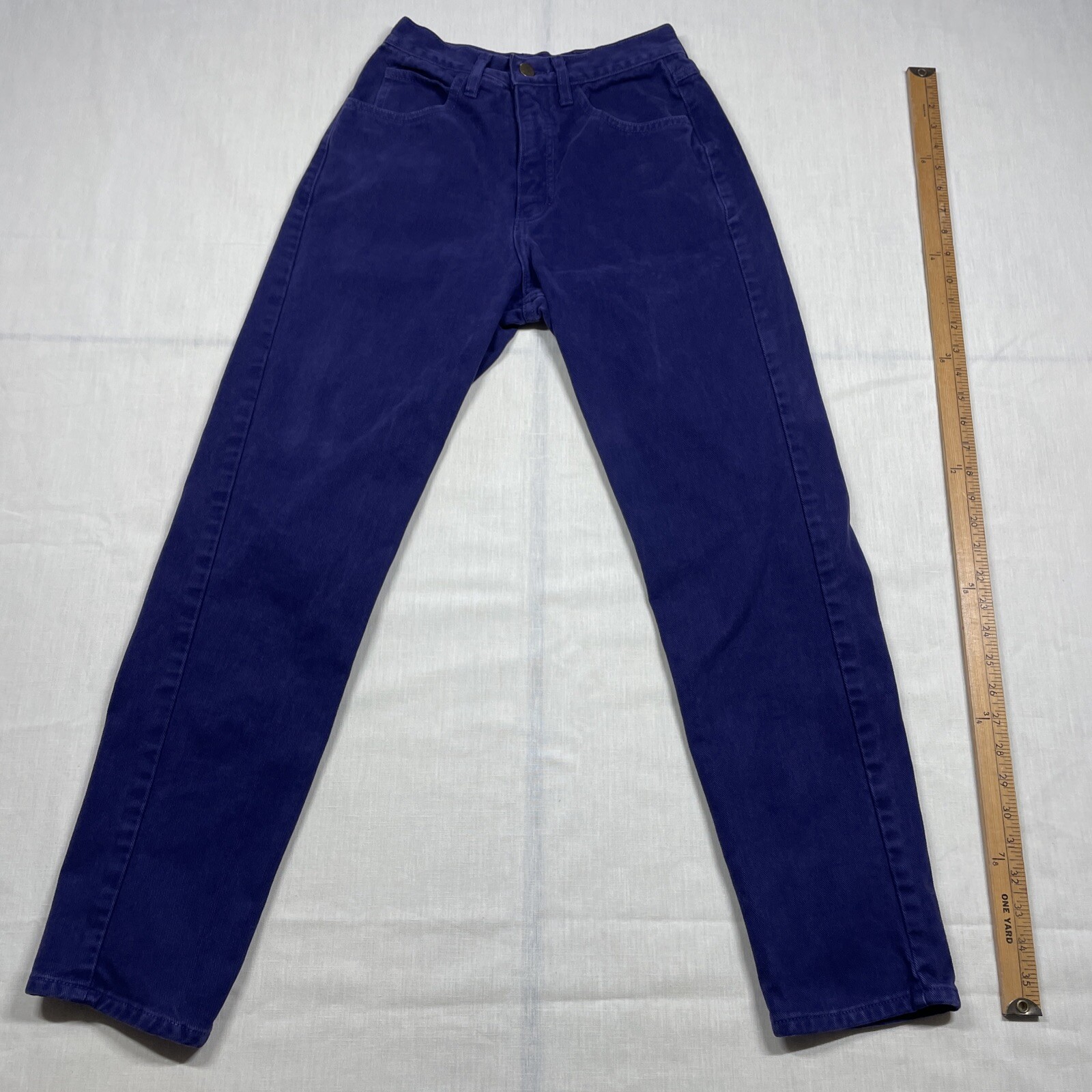 Guess Purple Jeans Size 28 Hi Rise Vintage Georges Marciano Style 43050A
