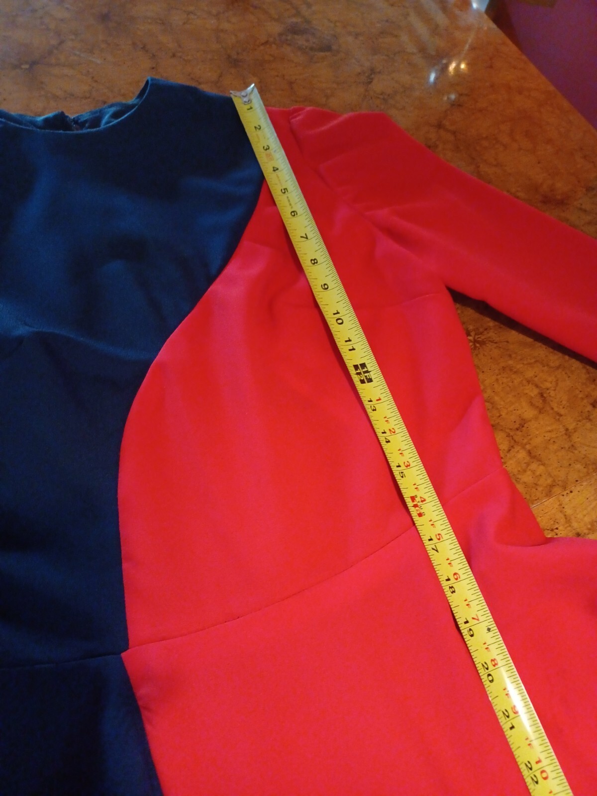 True Vtg Mid-century 1970s Polyester Asymmetrical Long Maxi Dress Mod MCM Groovy