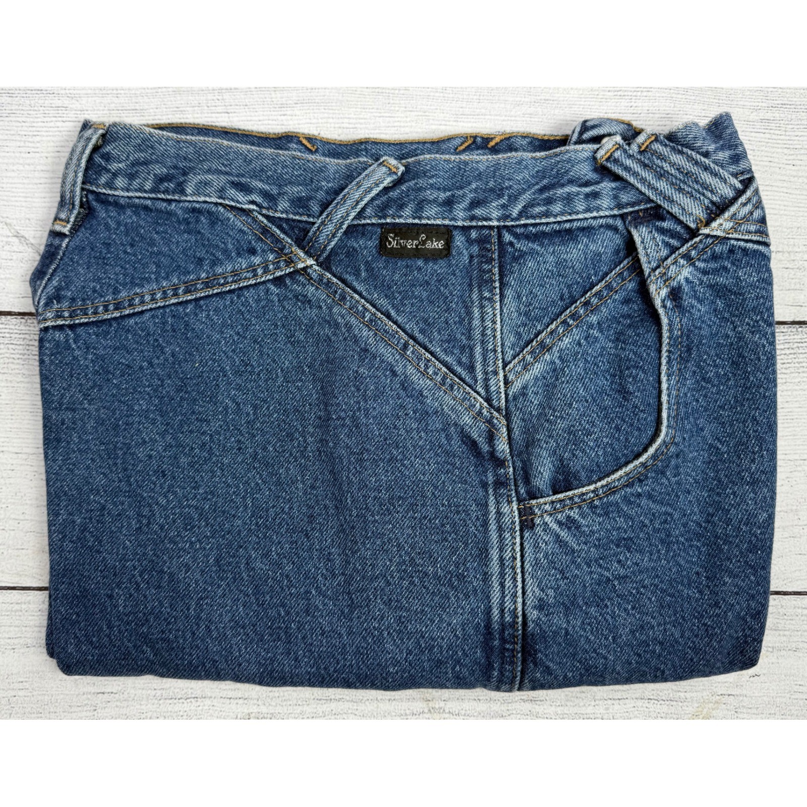 Wrangler SilverLake 90s Jeans Womens 11/12×36 Fits 30×27 Western Bareback Pants