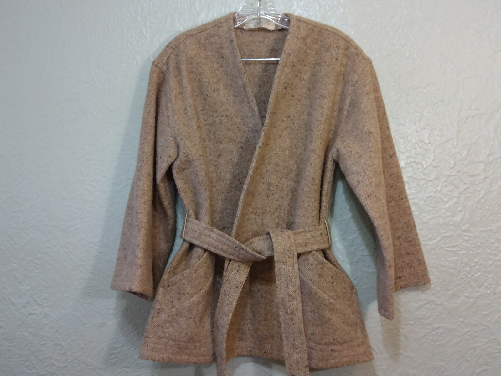 Vintage Boru Jimmy Hourihan of Dublin Wool Coat Gi Belted