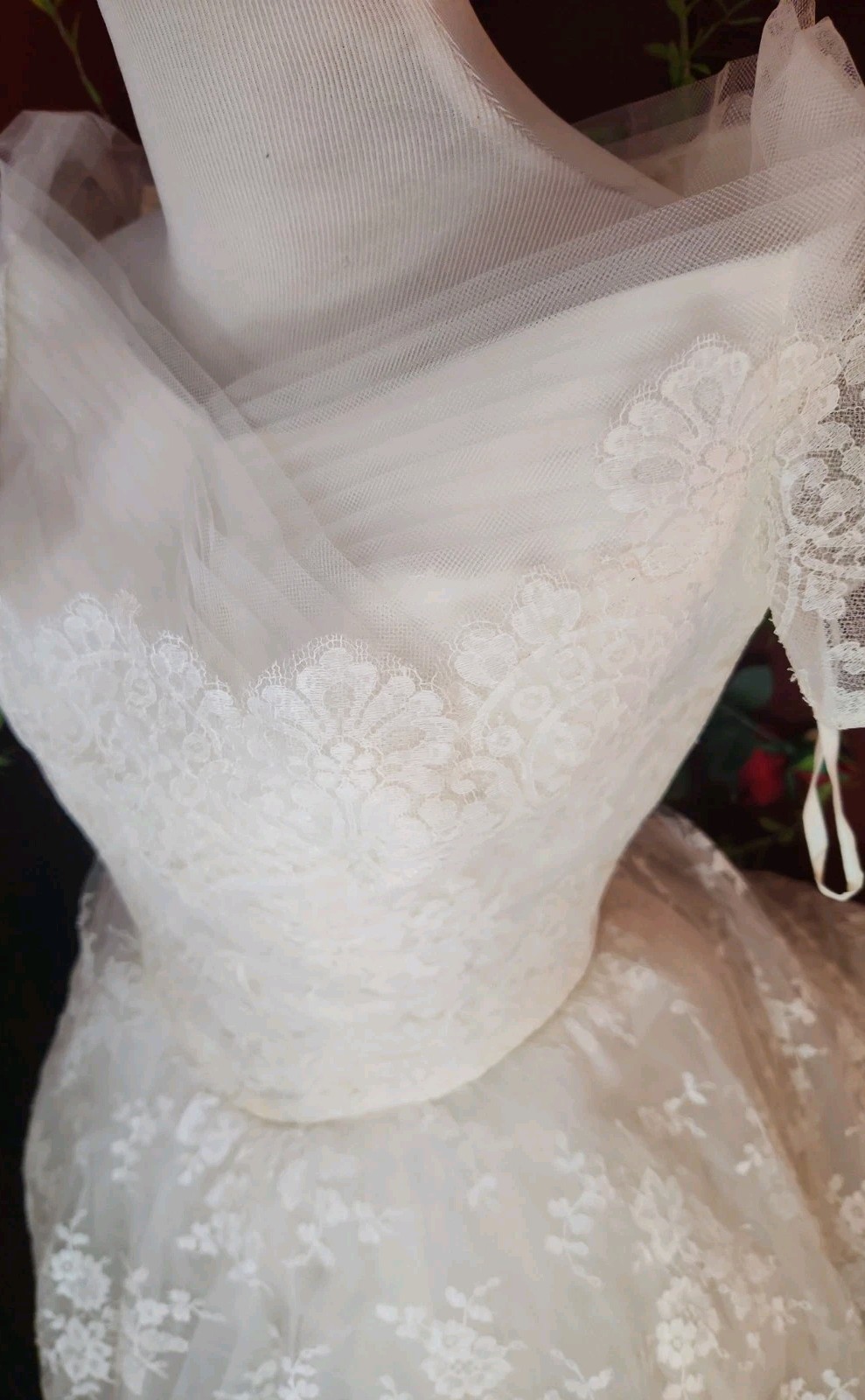 VTG 1950s Cahill Beverly Hills Dress & Veil Set
