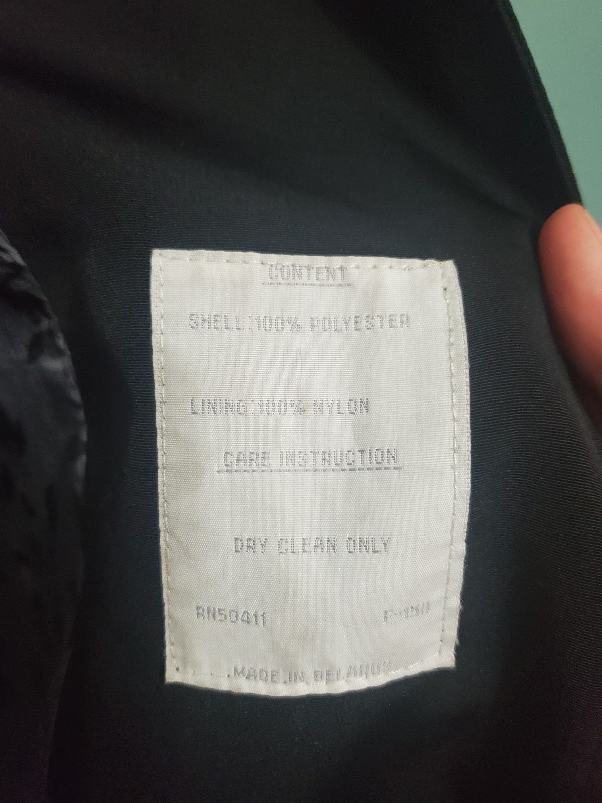 Fleet Street Size 10 Ladies Vintage Rain Wear Black Trench Coat
