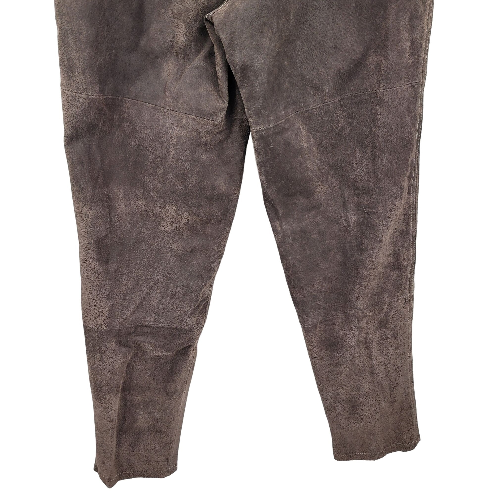 Vintage 80’s Forenza Leather Pants S Brown High Rise Tapered Moms Rodeo Western