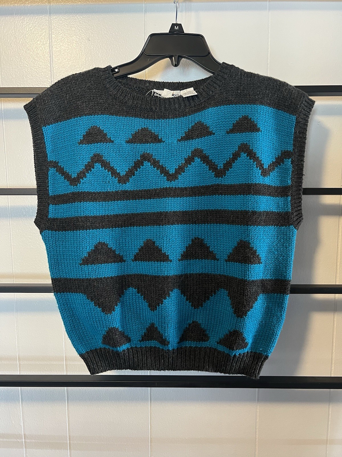 Women’s Vintage Russ Petites Large Vest , 1980’s Theme, B11