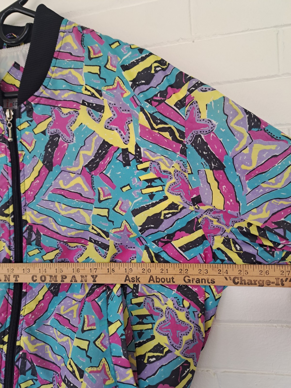 Vintage Windbreaker Bomber 1980s Stranger Things Womens Large Incrowd Collection