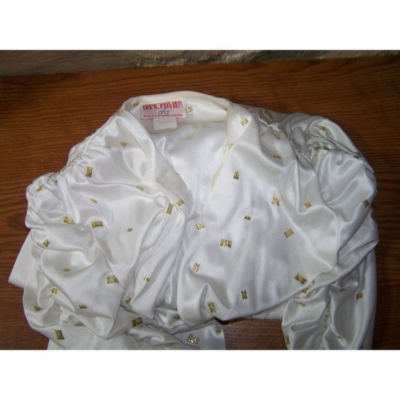 Vintage Diamond’s Run Jumpsuit Harem Leg 9/10 Parachute 90’s White Y2K