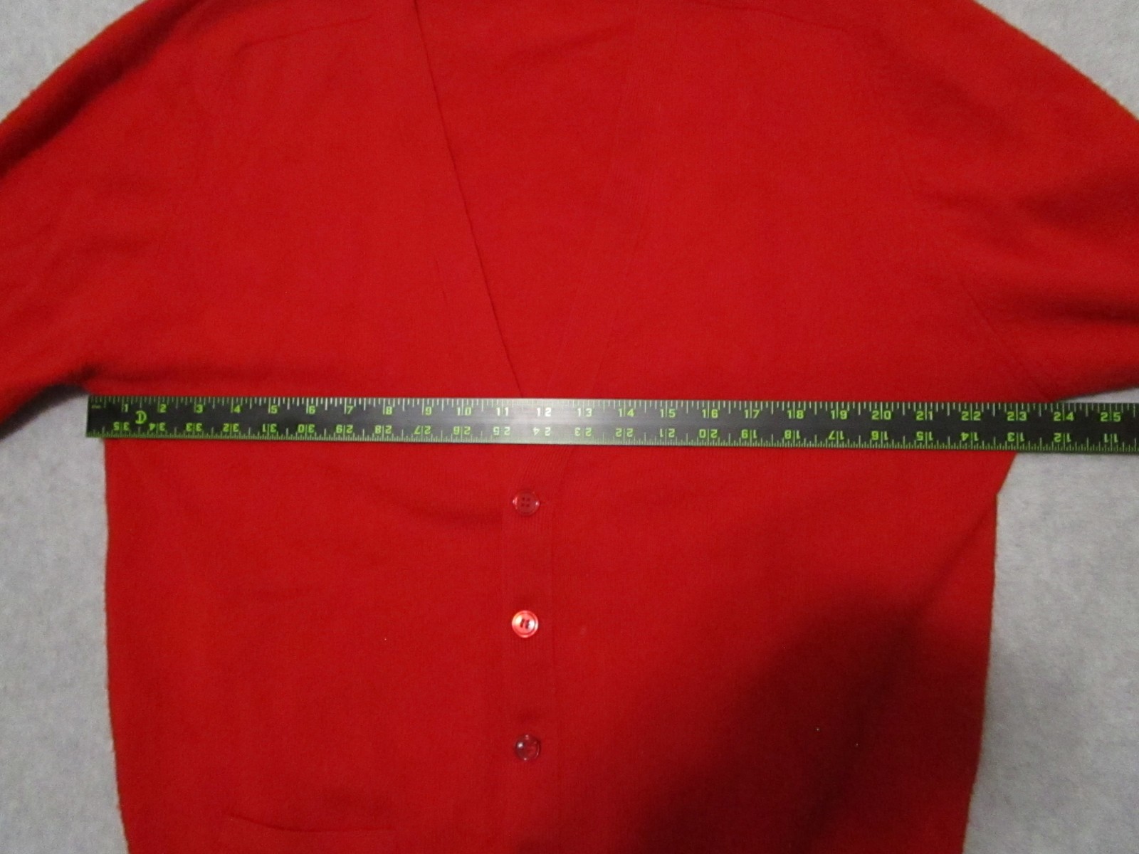 Pringle of Scotland Cardigan Mens XL Red Wool V Neck Sweater Button 46