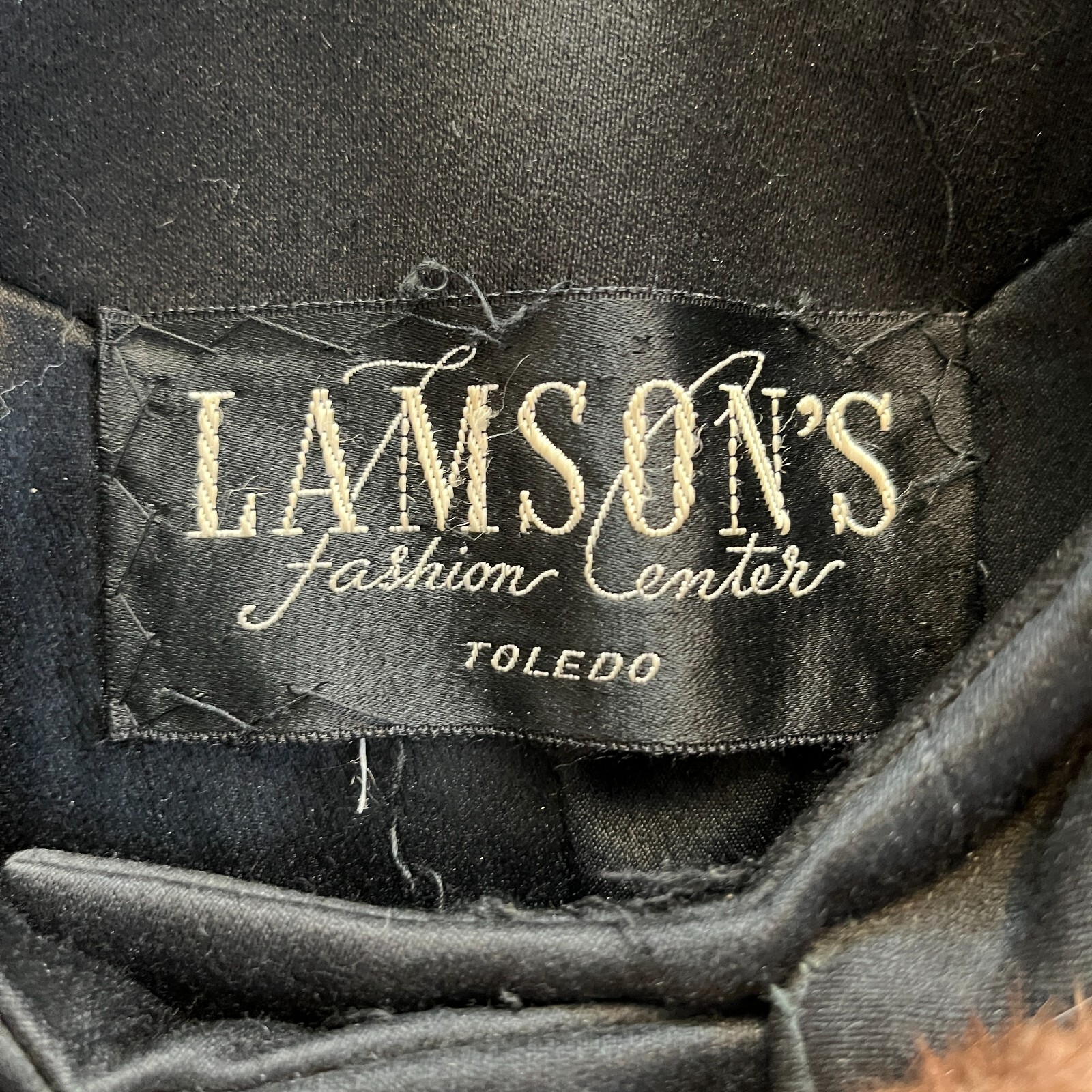 Vintage 40s Forstmann Lamson’s Ladies Coat Fashion Center Womens Size M/L
