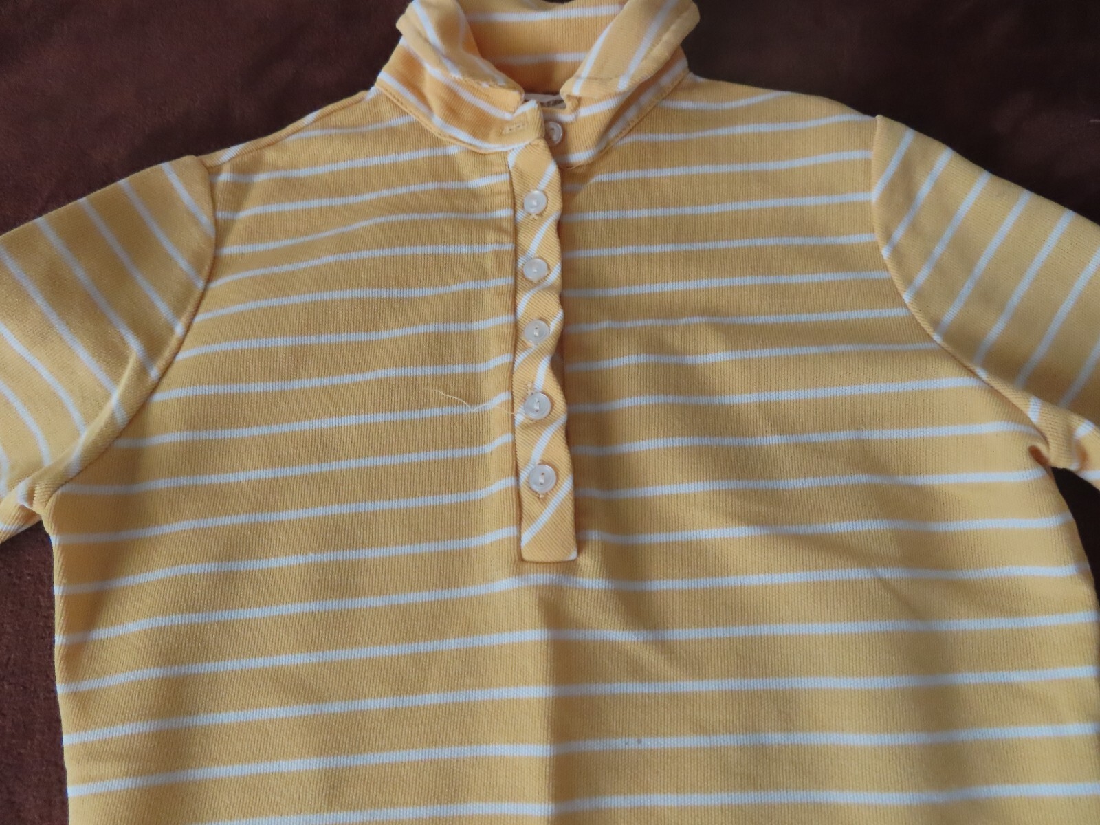 vintage rare 50s 60s miss pat striped polo shirt runs small no size