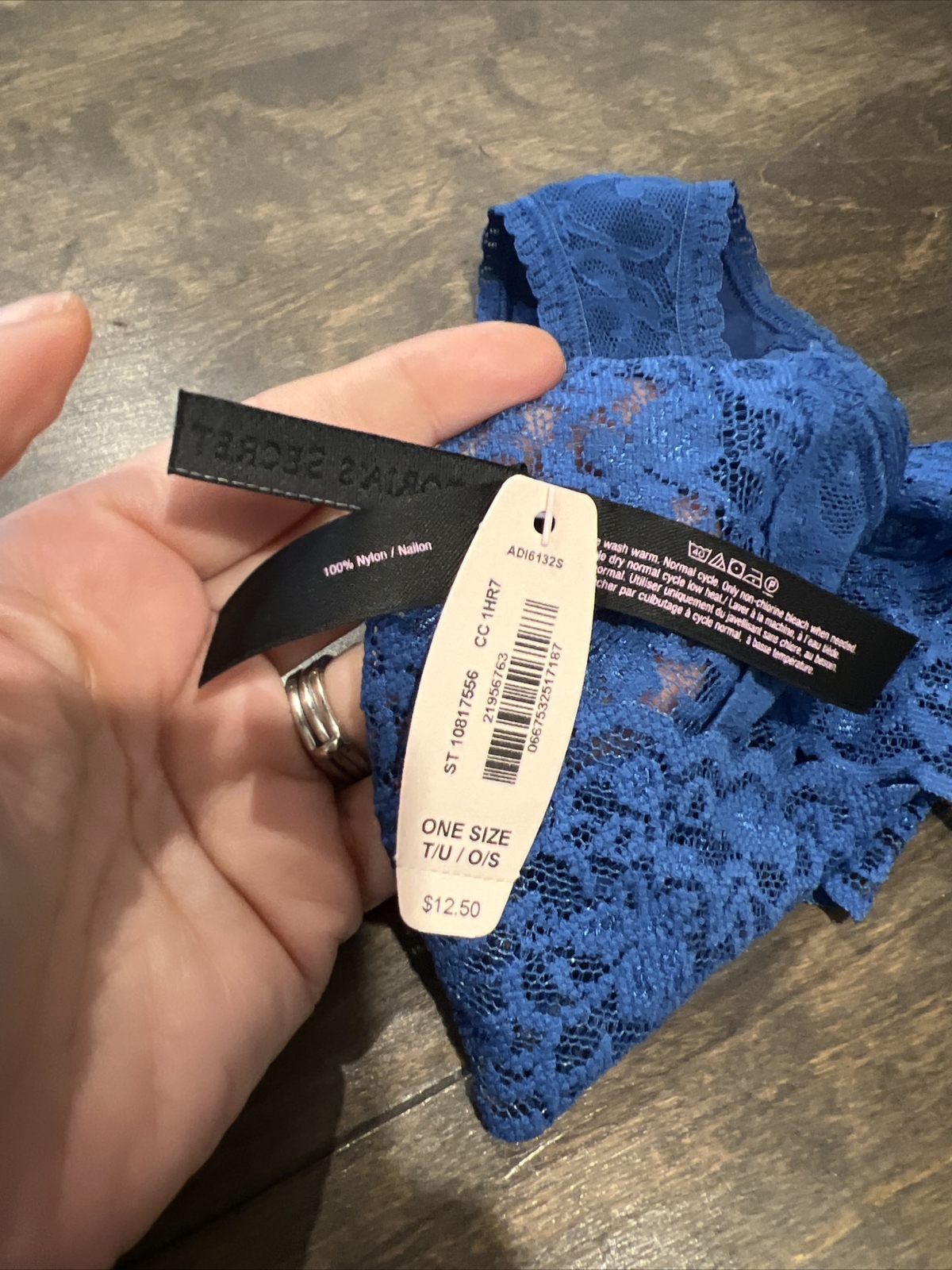 Nwt Vintage Rare VICTORIA’S SECRET Thong The Lacie 2013 One Size