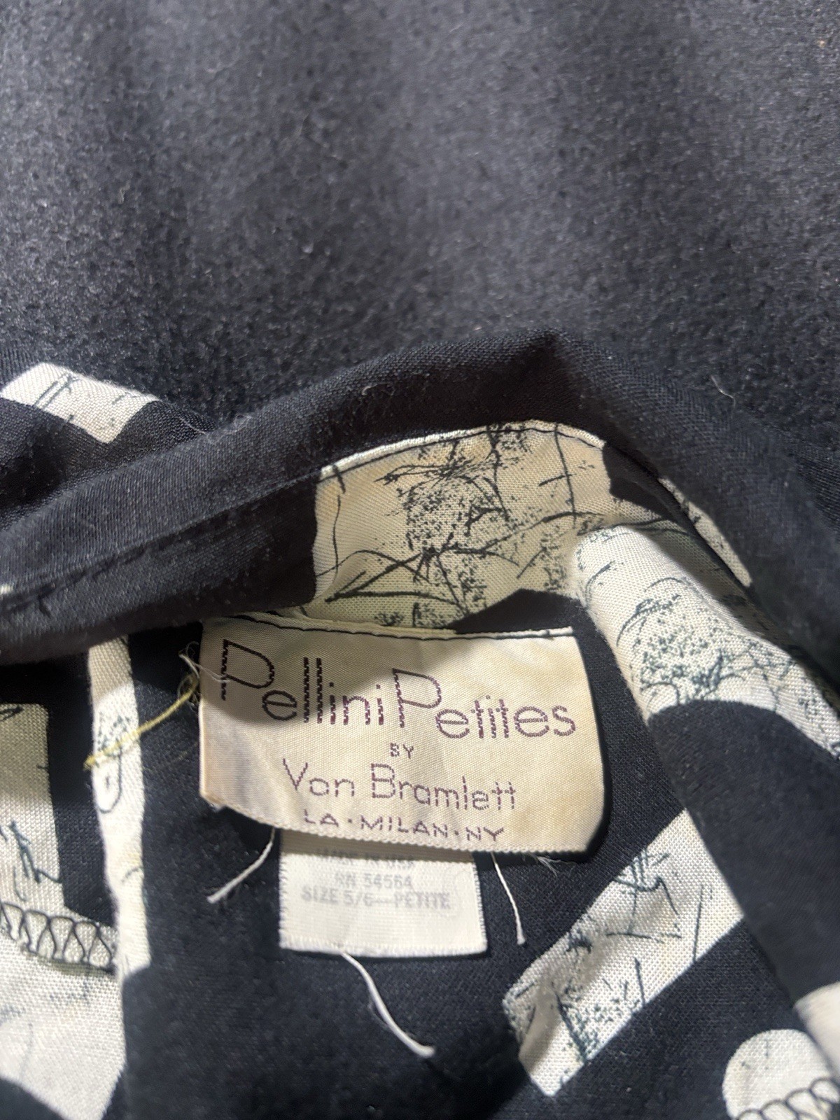 Vintage Pellini Petites Dress 100% Rayon Size 5/6 Vintage Dress