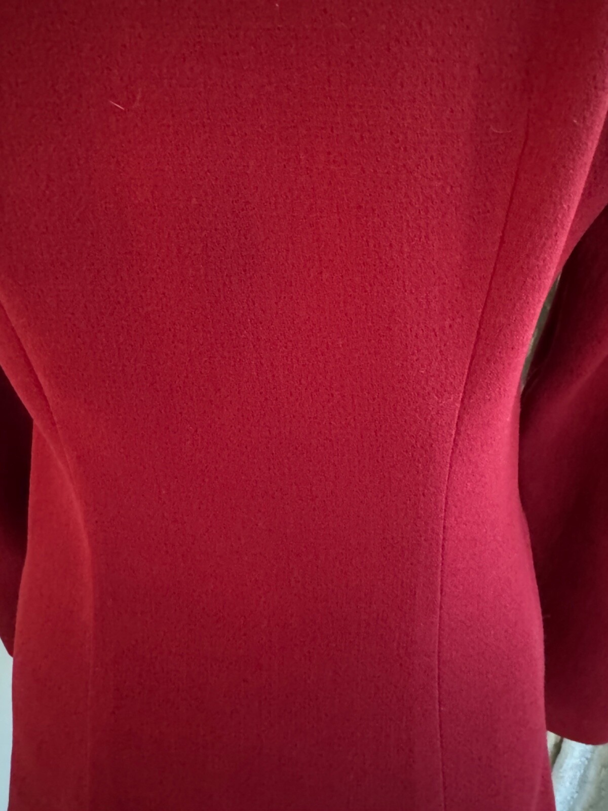 Donna Karan New York Vintage Dark Red Fitted Blazer