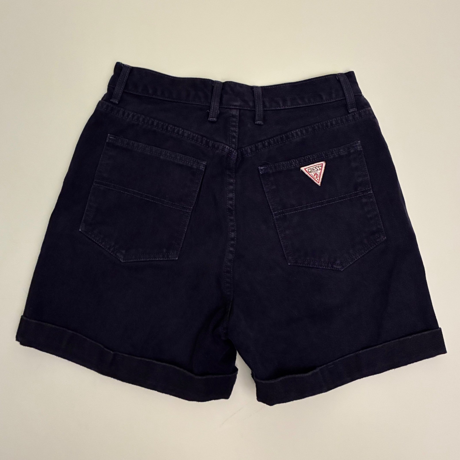 Vintage Guess Georges Marciano Size 29 High Waisted Denim Shorts Made in USA
