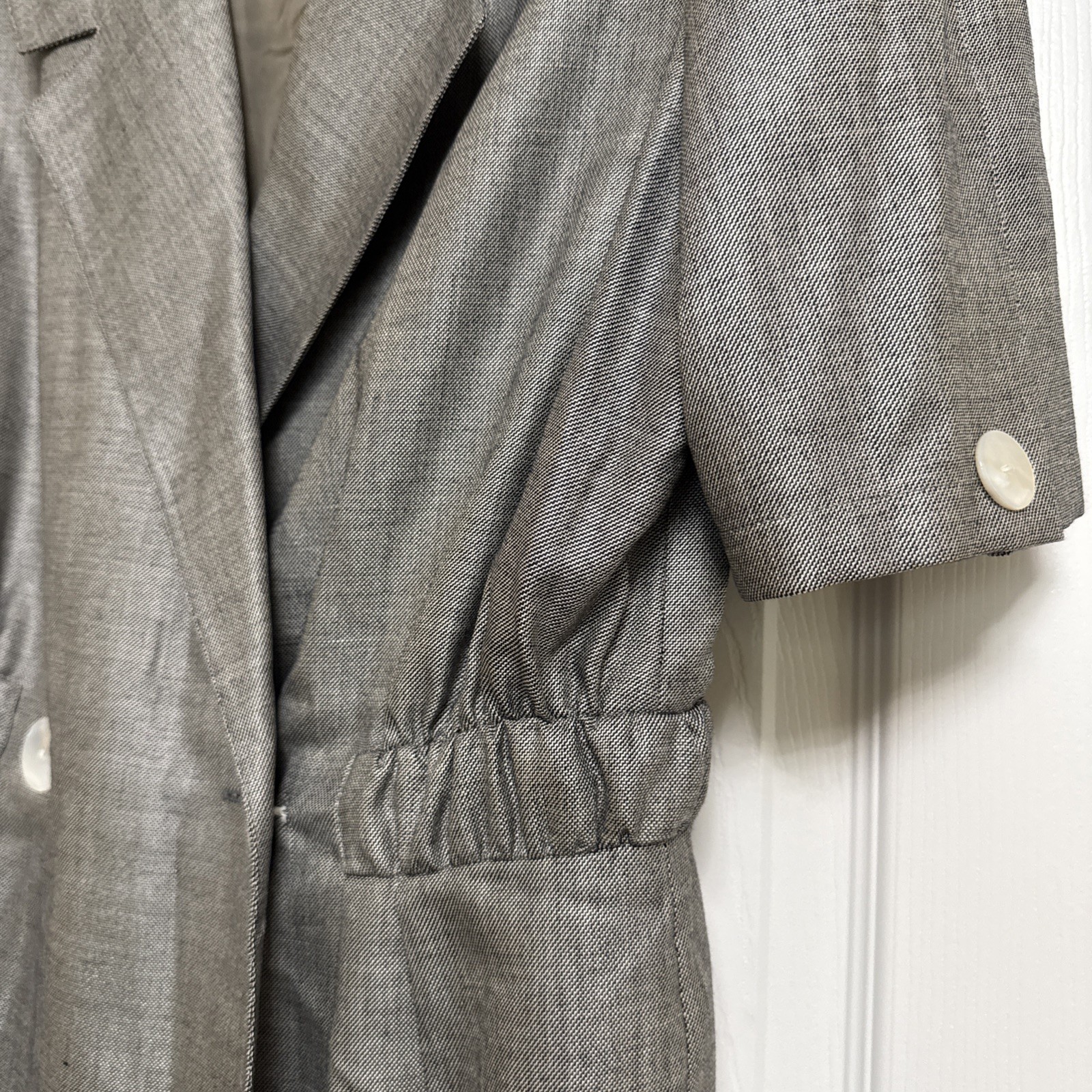 VTG~Louis Feraud~Germany Made~Viscose/Silk Wrap Lined Dress size 44EUR/12US