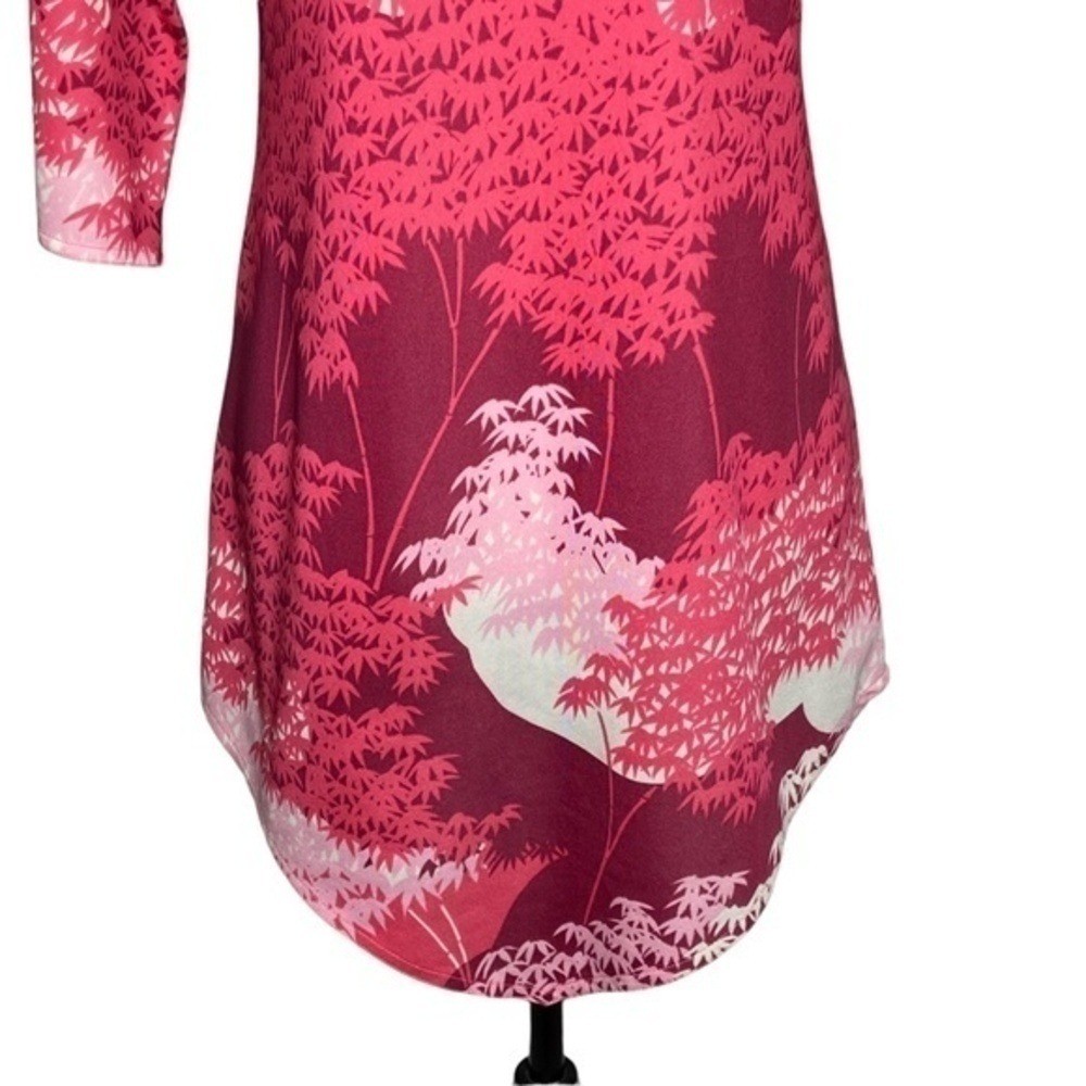 Vintage Tori Sport Tunic Dress Retro Honolulu Hawaiian Pinks White Size S
